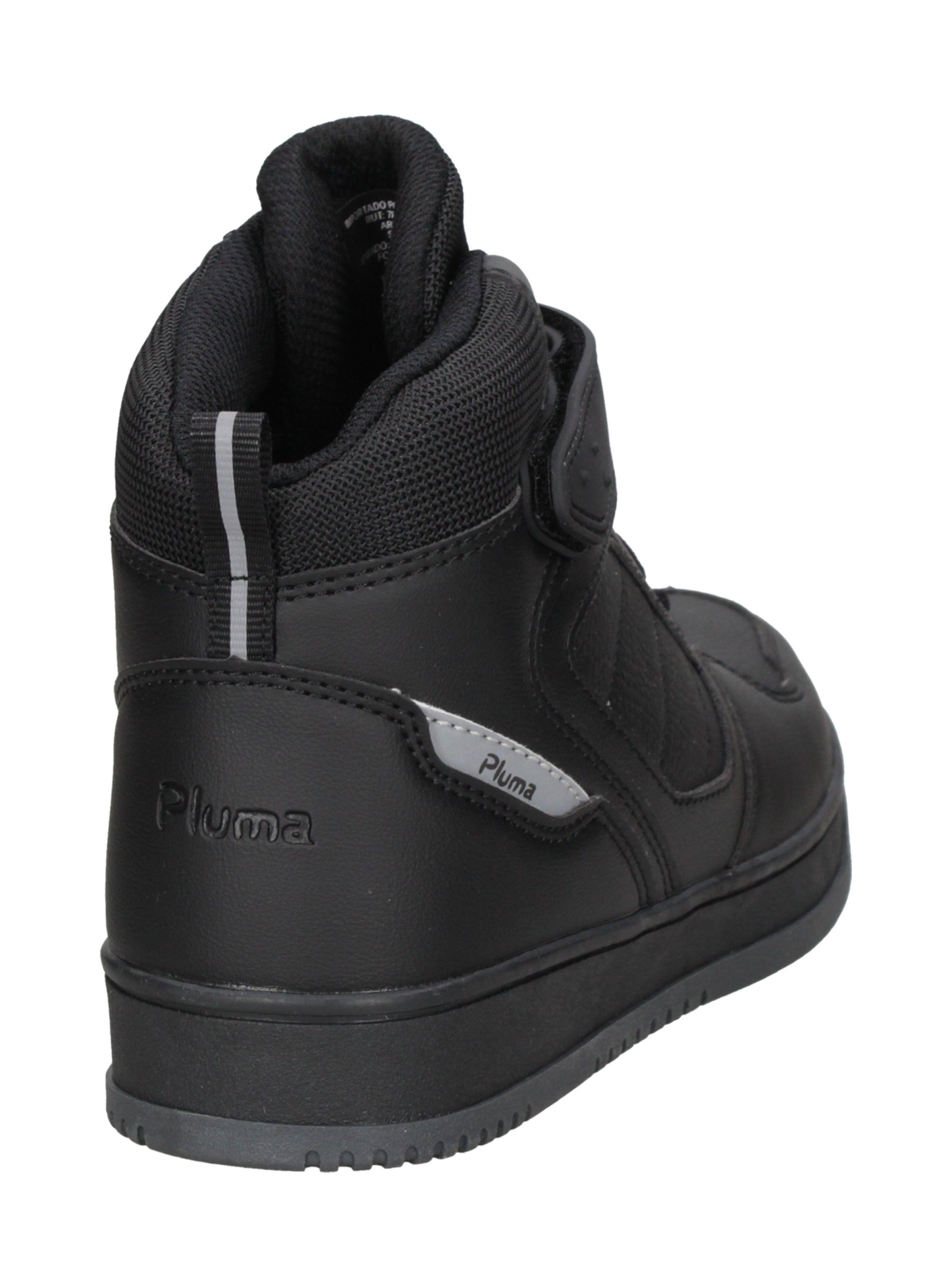 Botín Escolar Unisex Ea182 Plataforma Velcro y Cordón-4