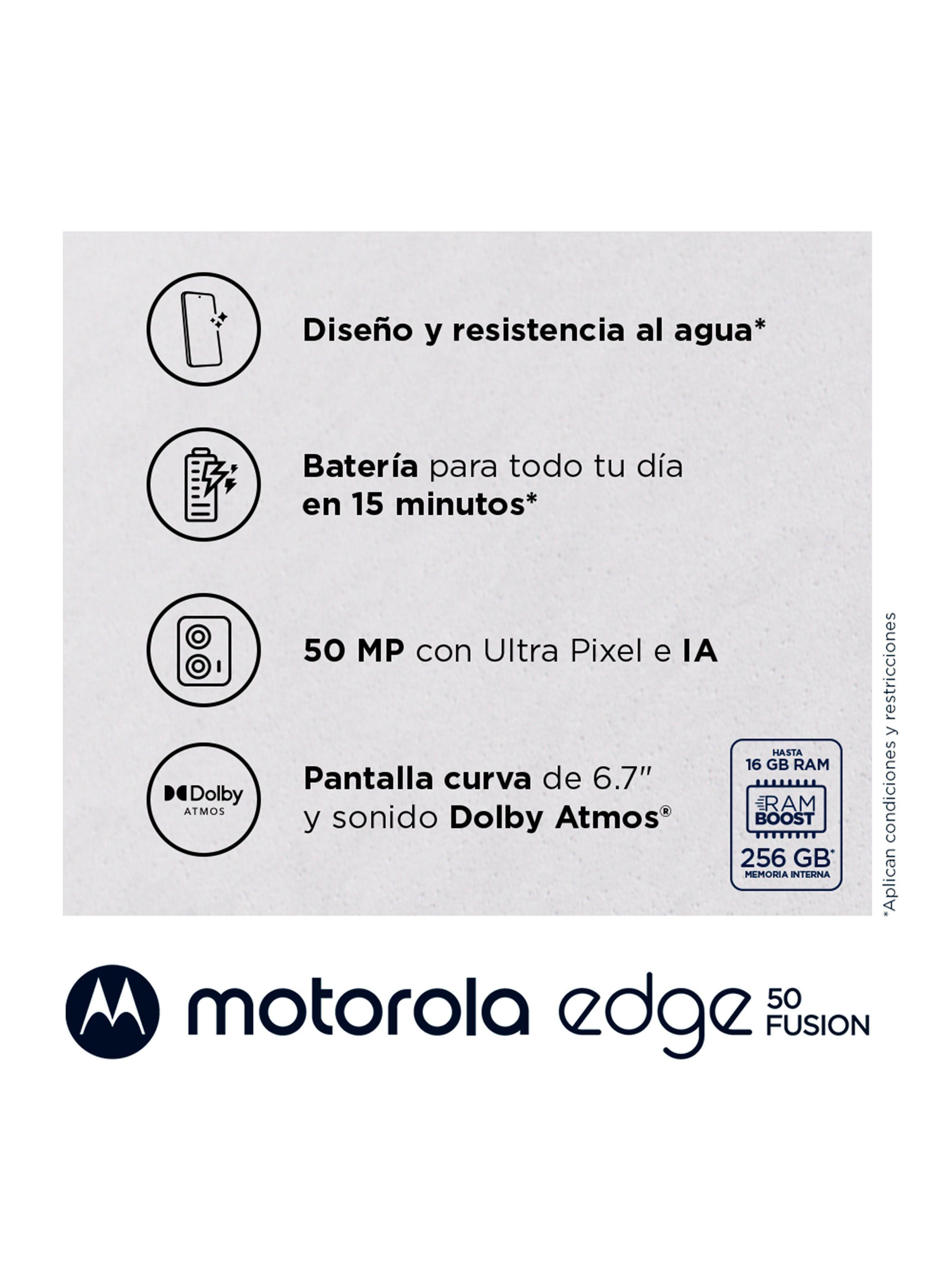Smartphone Edge 50 Fusion 5G 256GB 6.7" Azul Liberado-4
