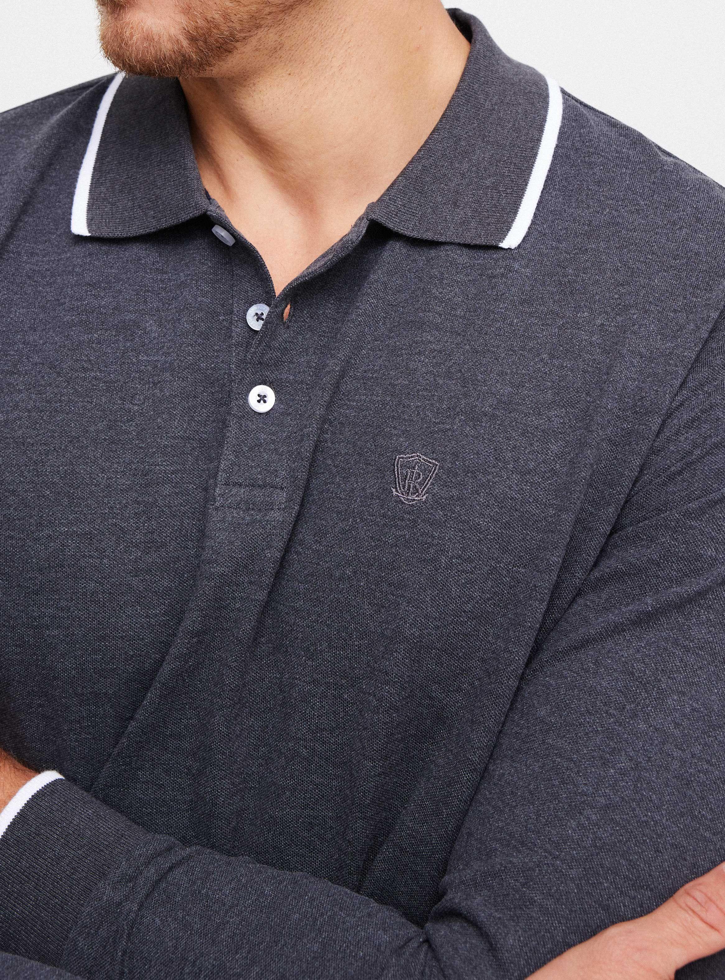 Polera Pique Manga Larga-3