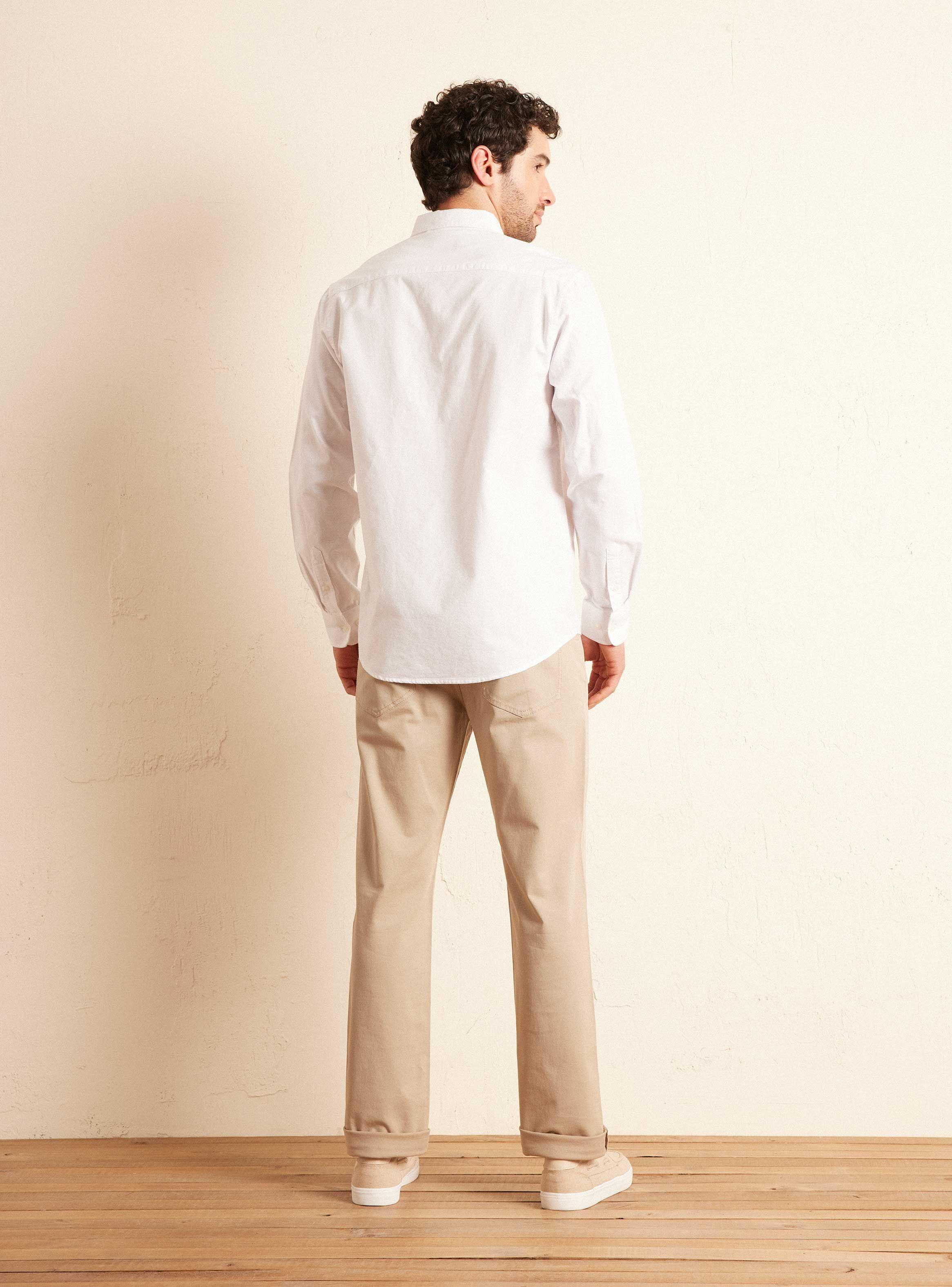 Camisa Manga Larga Semi Oxford Lisa-5