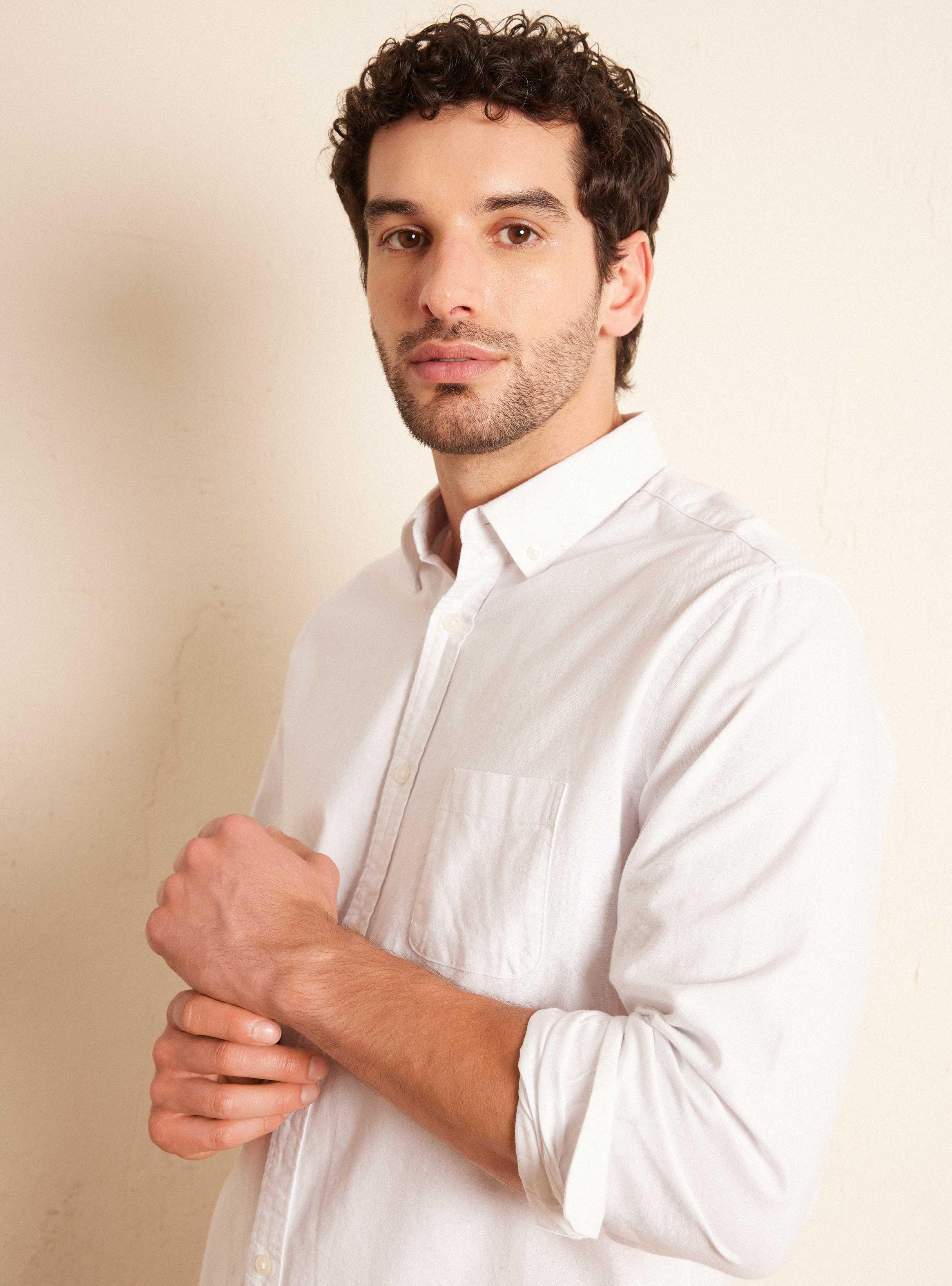 Camisa Manga Larga Semi Oxford Lisa-2