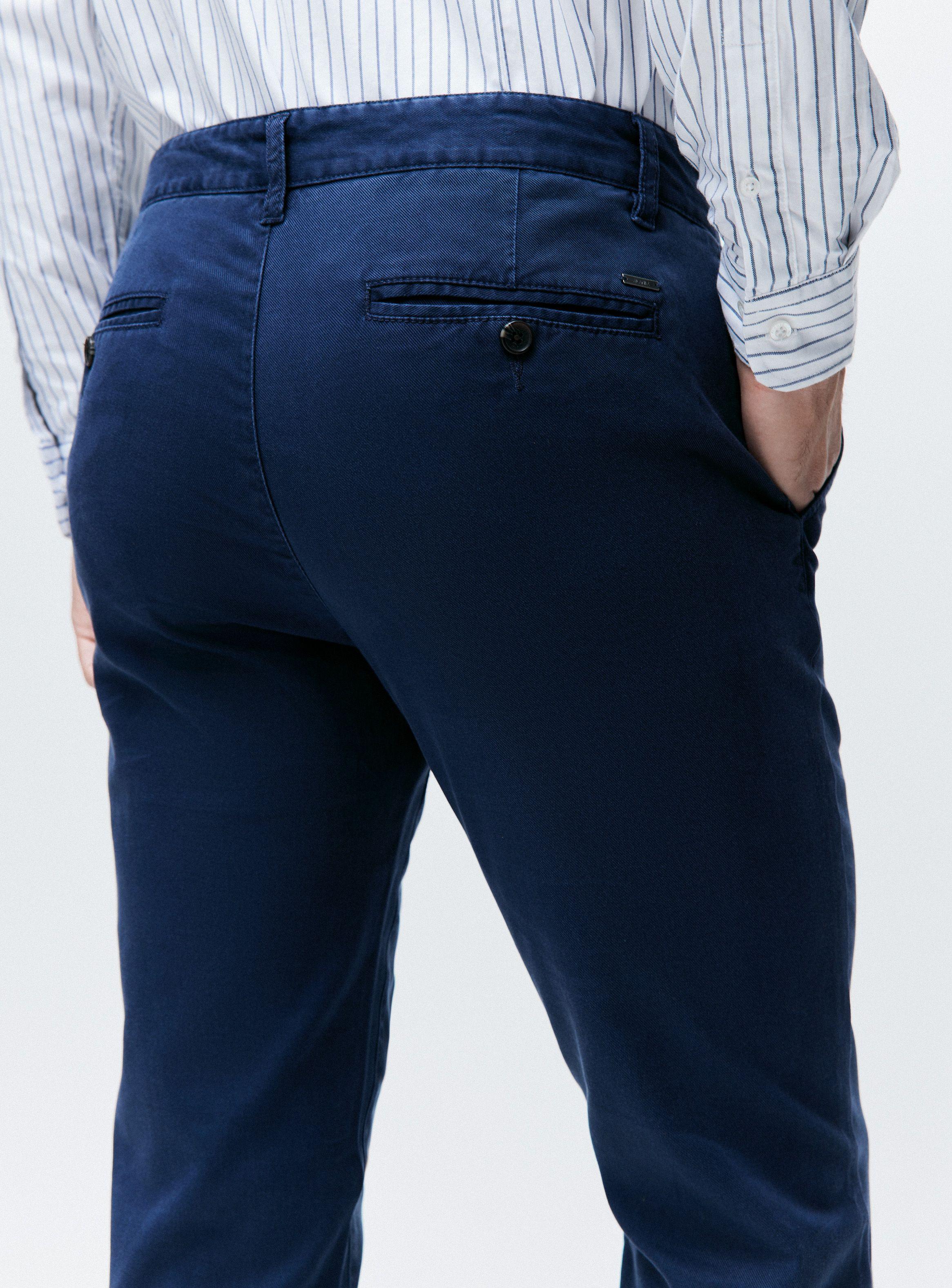 Pantalon Chino Lyocell Slim Fit con Spandex-3