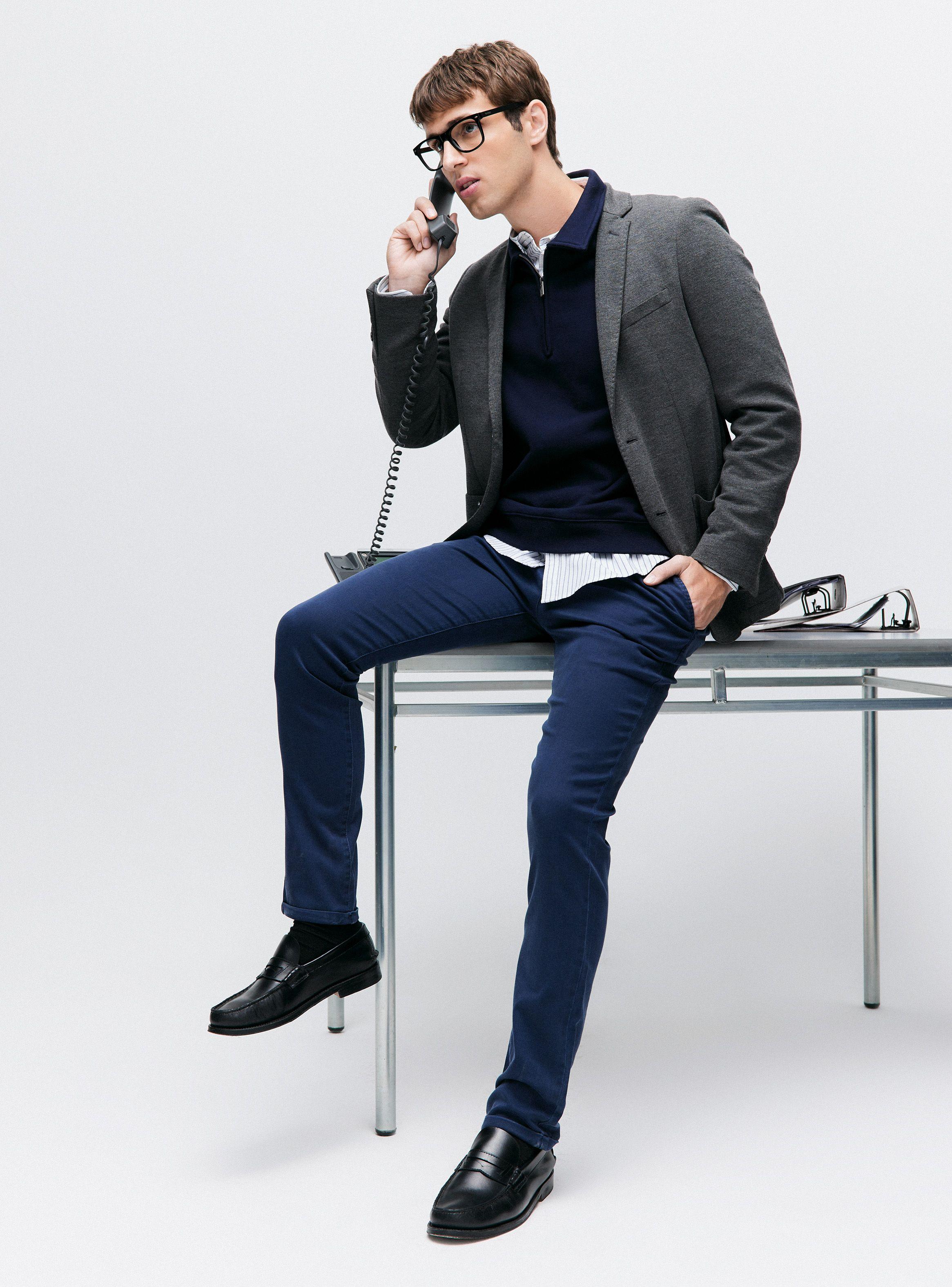 Pantalon Chino Lyocell Slim Fit con Spandex-4