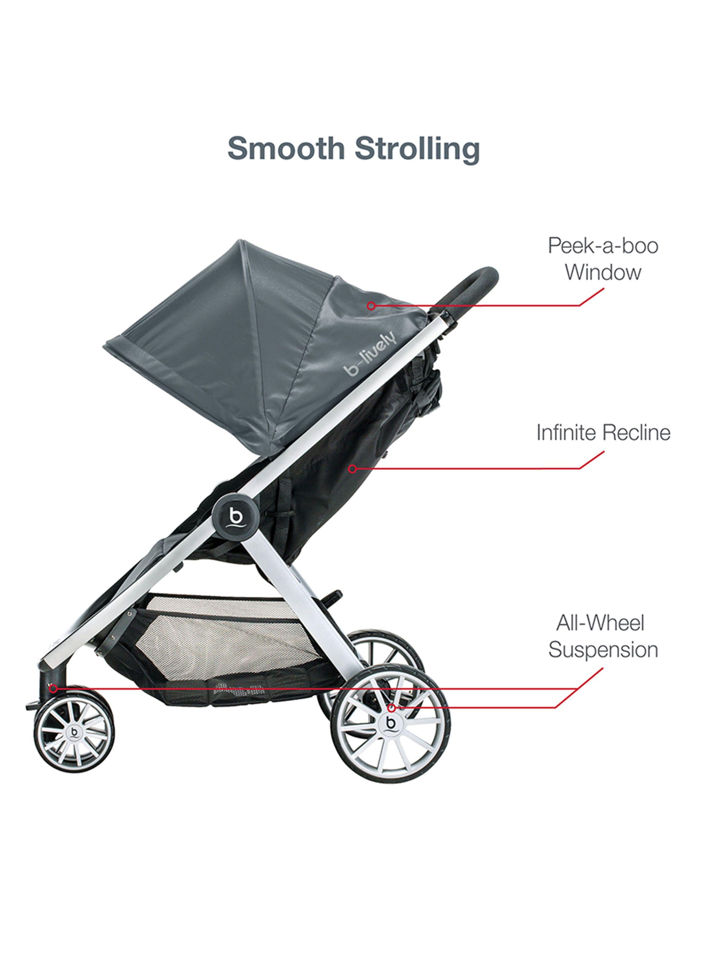 Coche Travel System B-Lively/B-Safe Gen2Flexfit Fog Britax-5
