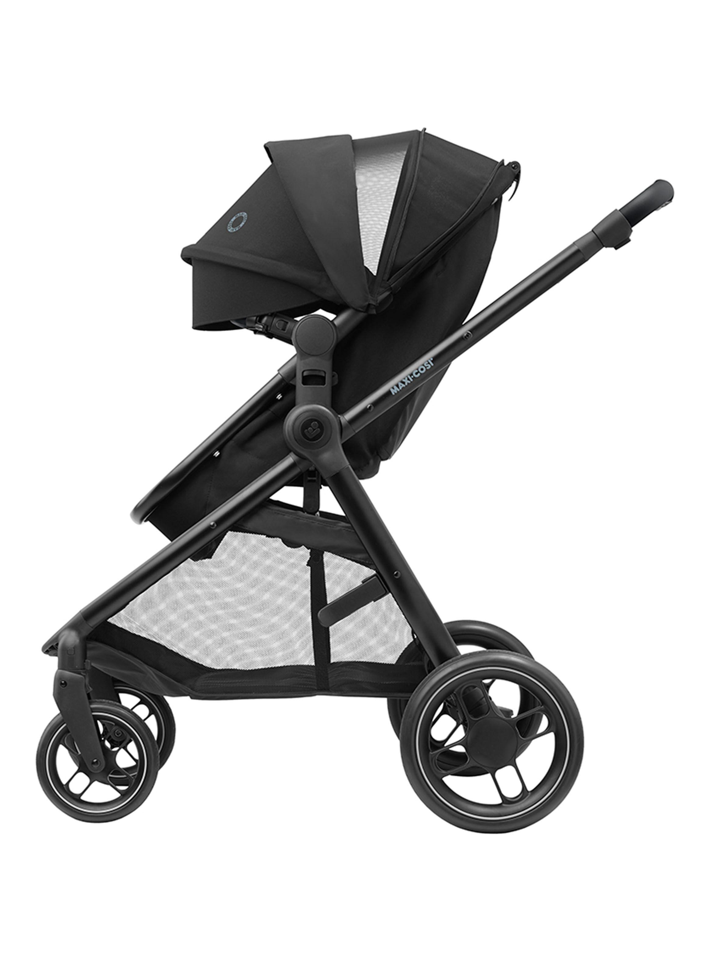 Coche Travel System Zelia 3 + Pebble 360° +Family Fix Black-3