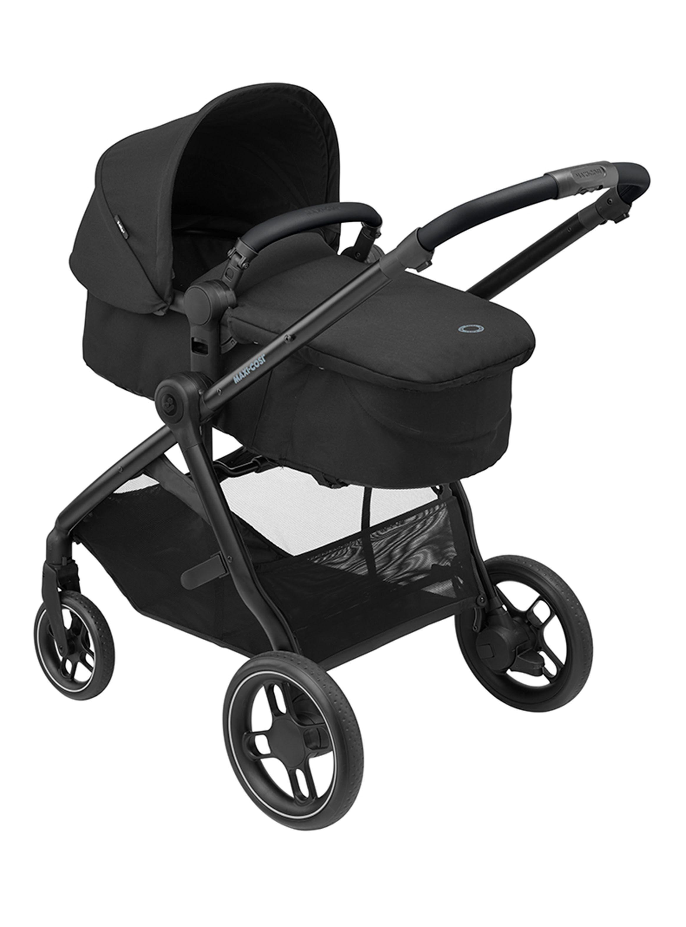 Coche Travel System Zelia 3 + Pebble 360° +Family Fix Black-1