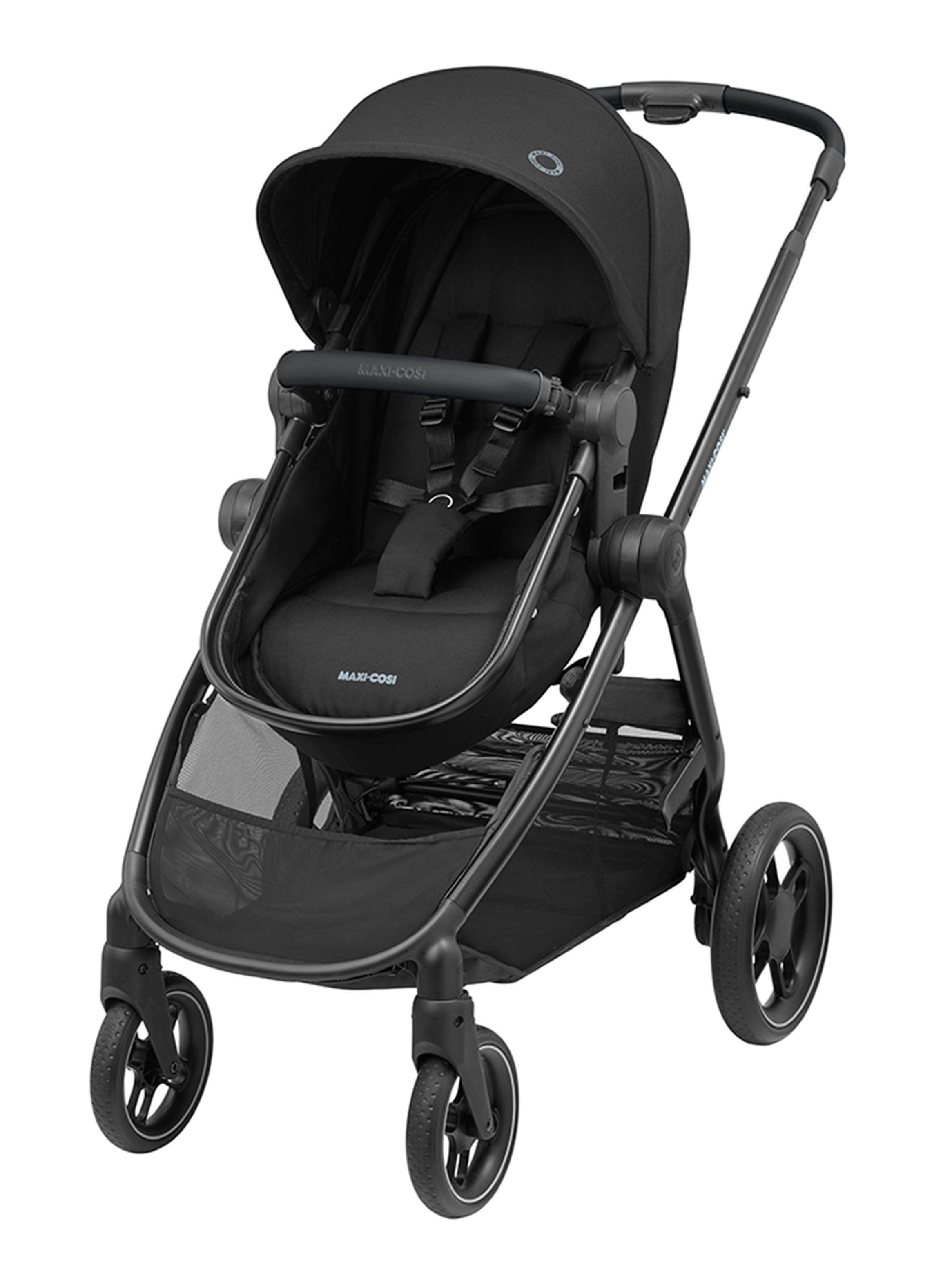 Coche Travel System Zelia 3 + Pebble 360° +Family Fix Black-0