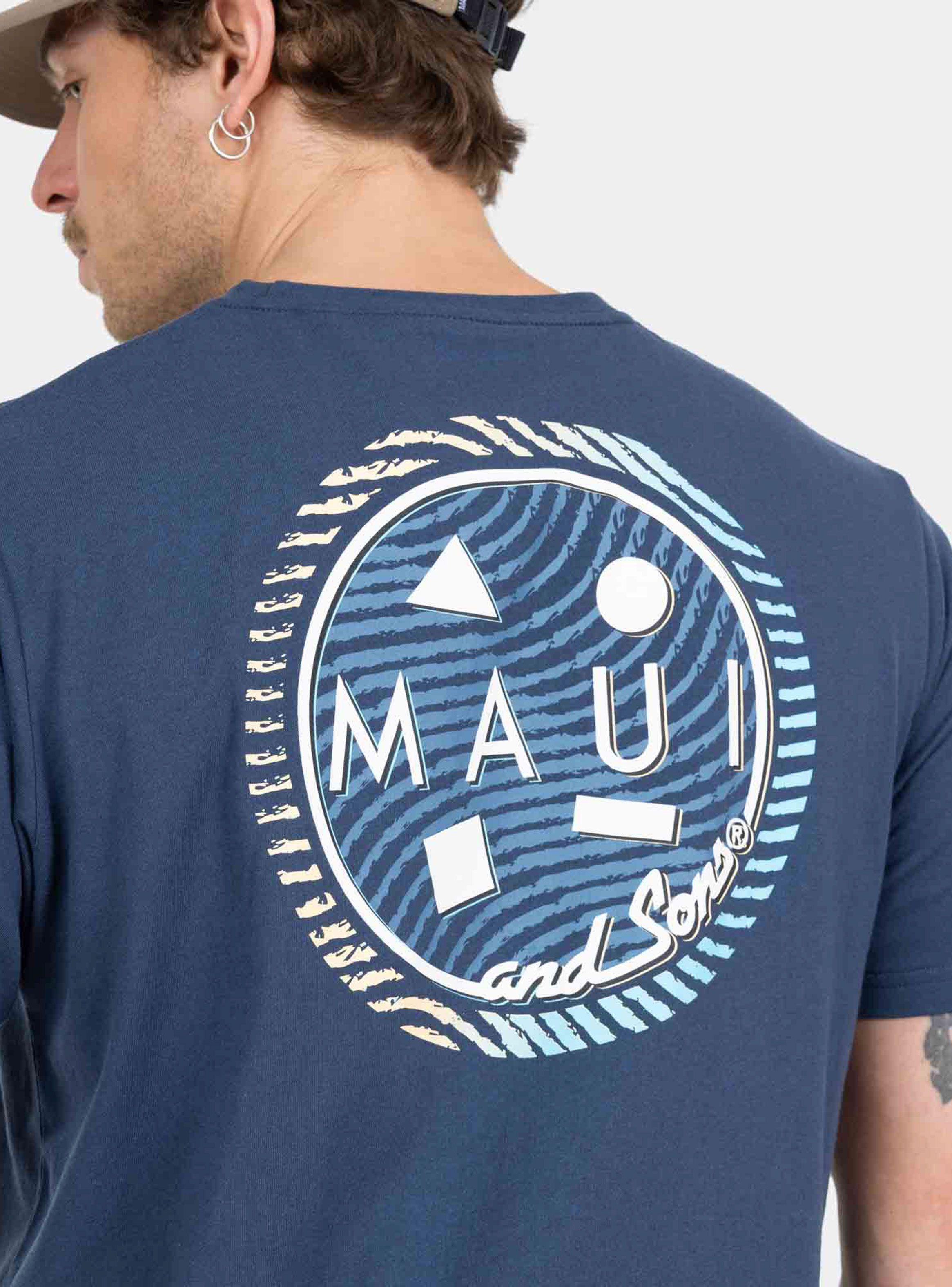 Polera Print Back Logo Beach-2