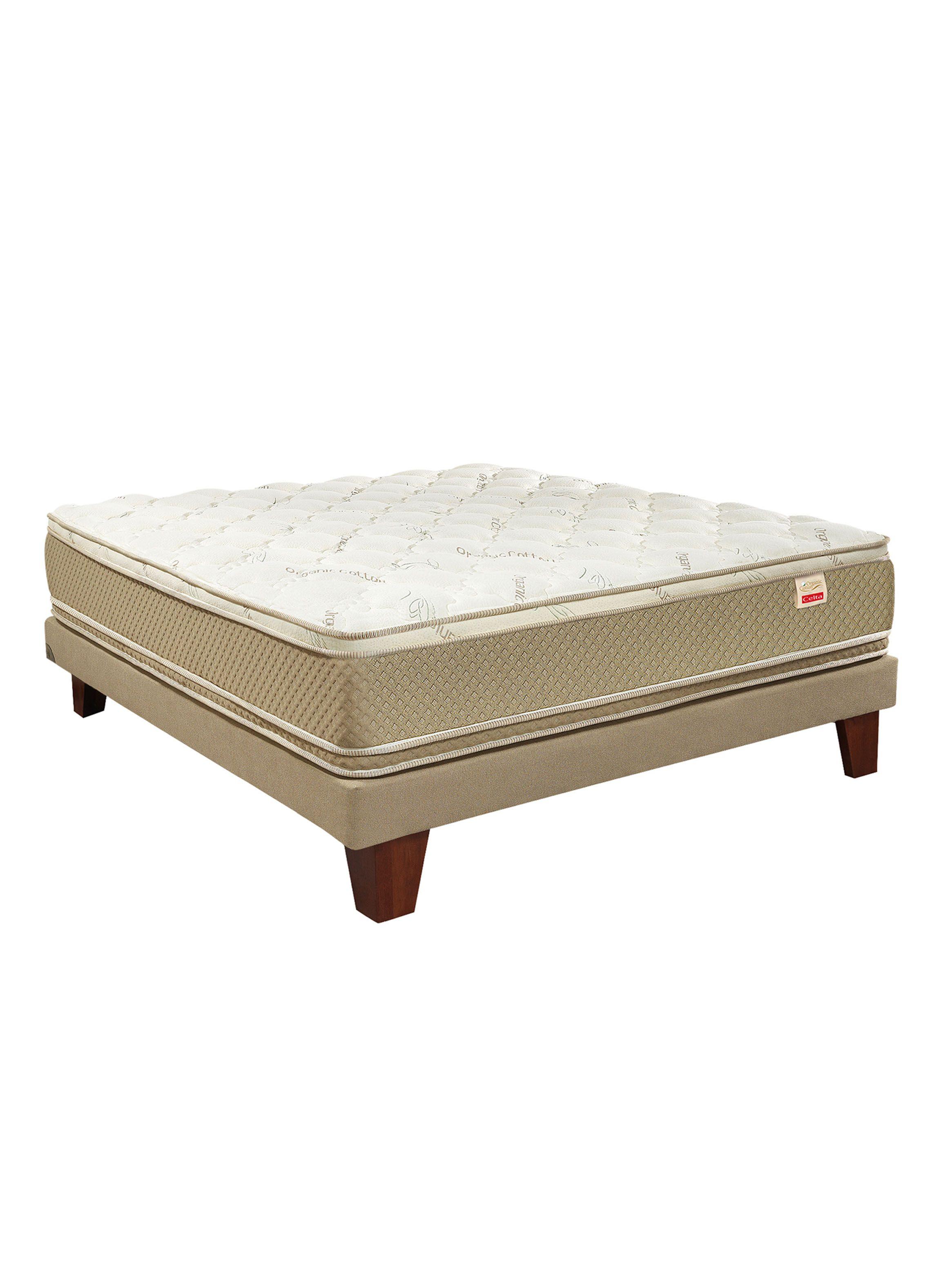 Cama Europea Cotton Organic 2 Plazas-0