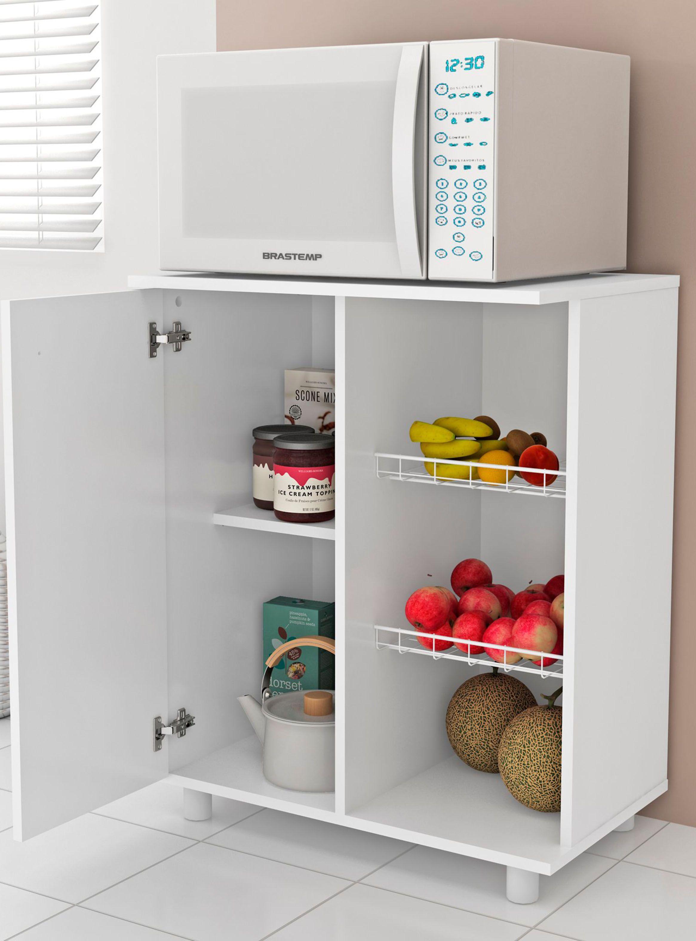 Mueble Organizador Cocina 1 Puerta 3 Niveles-2