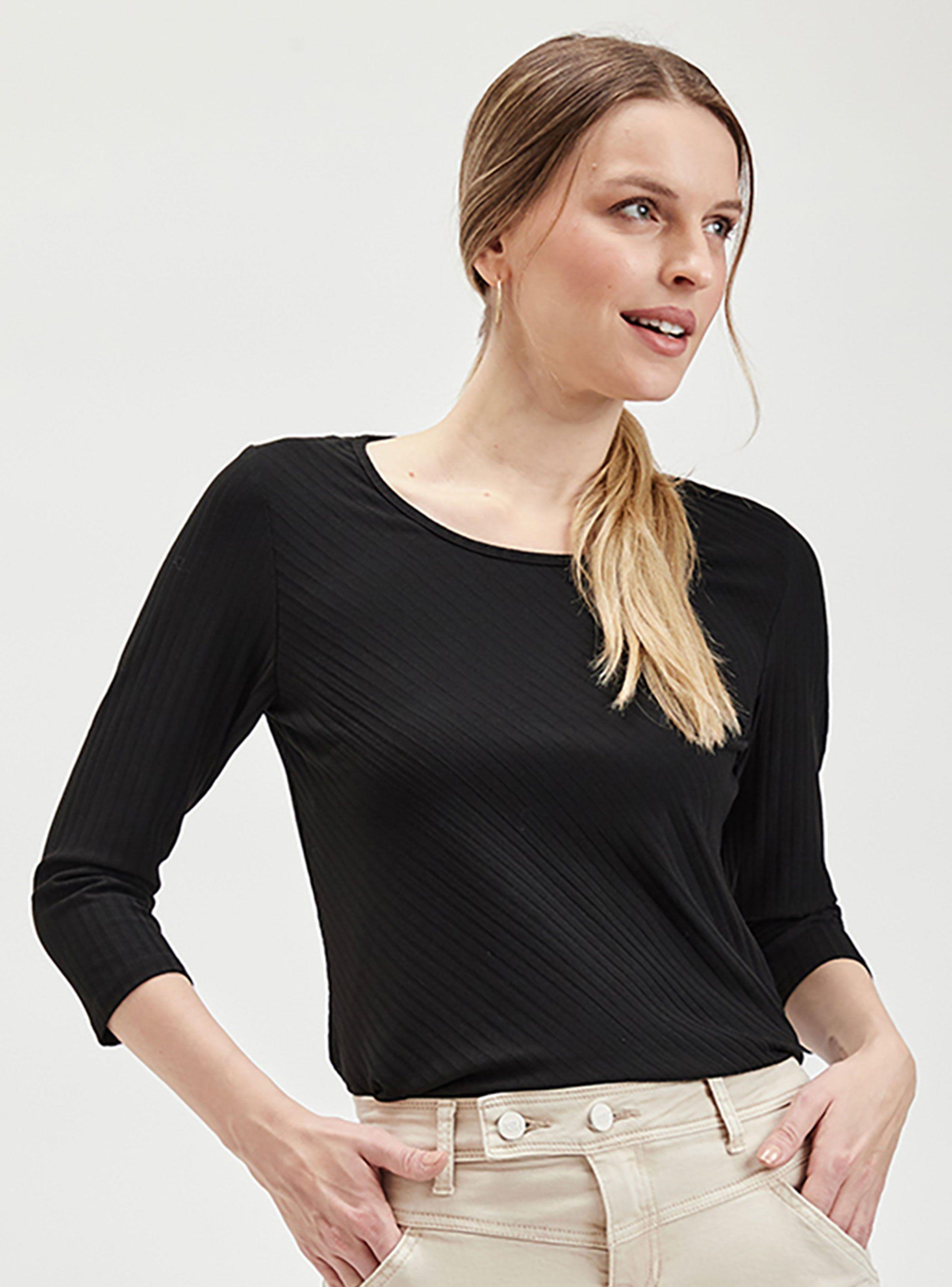 Polera Básica Manga Tres Cuartos-0