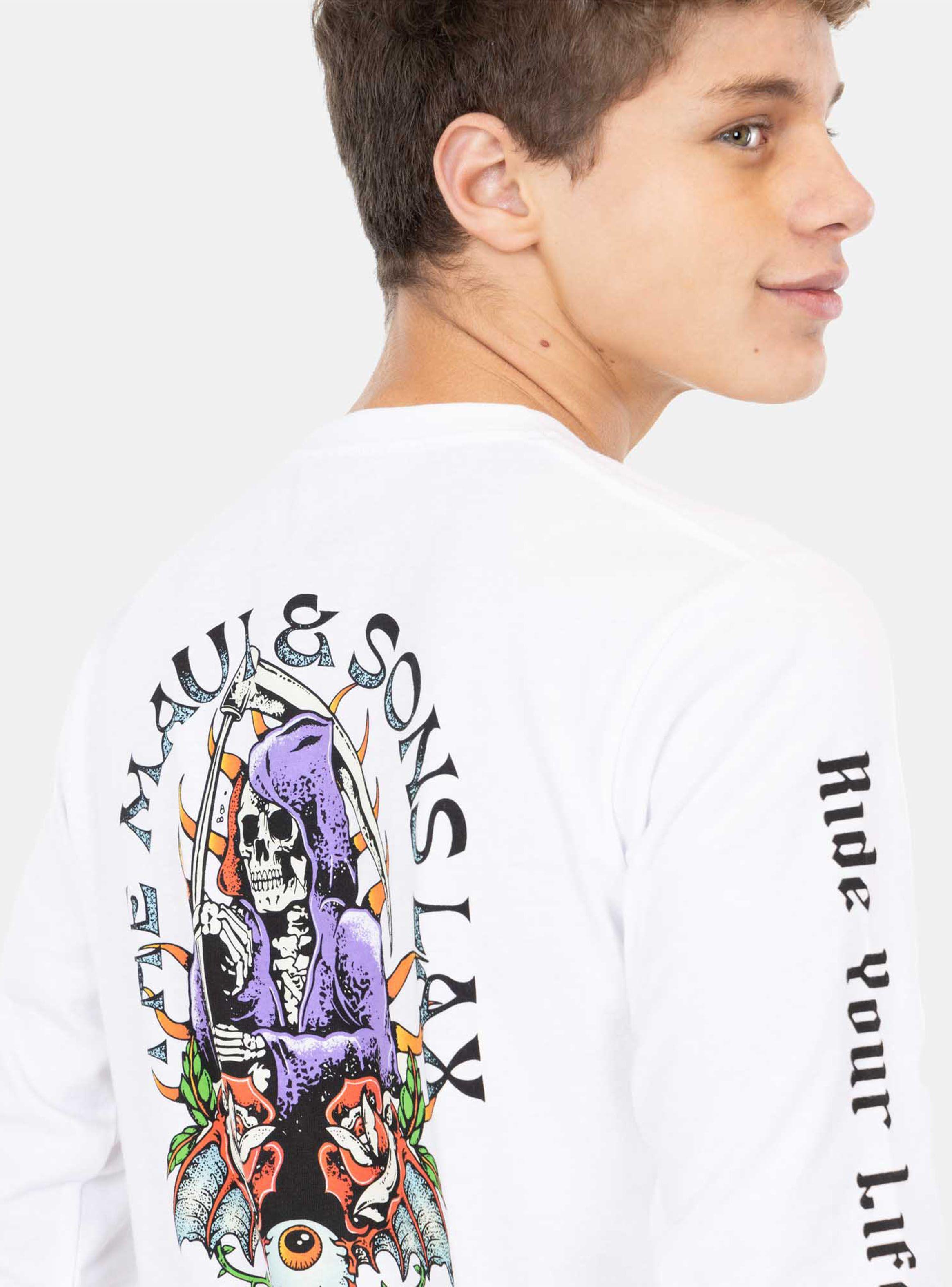 Polera Print en Mangas-2