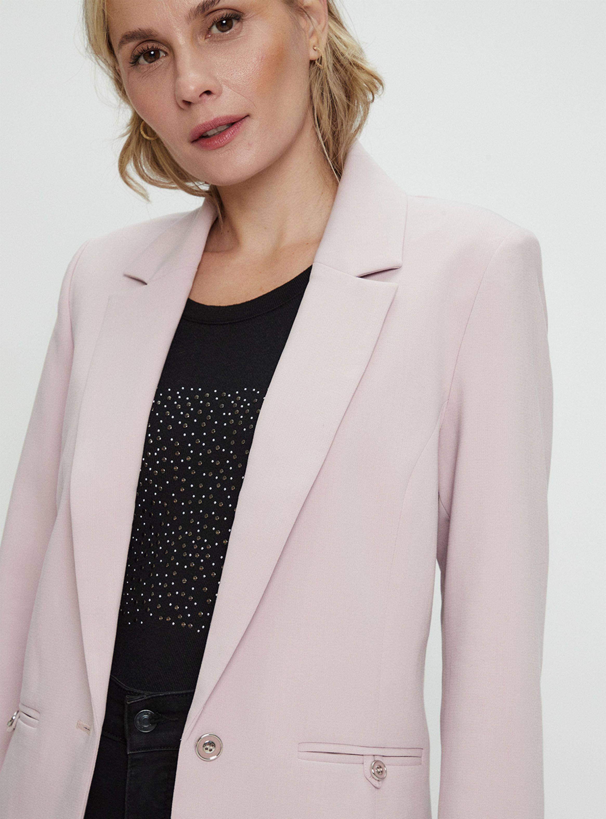 Blazer Liso con Botón-2