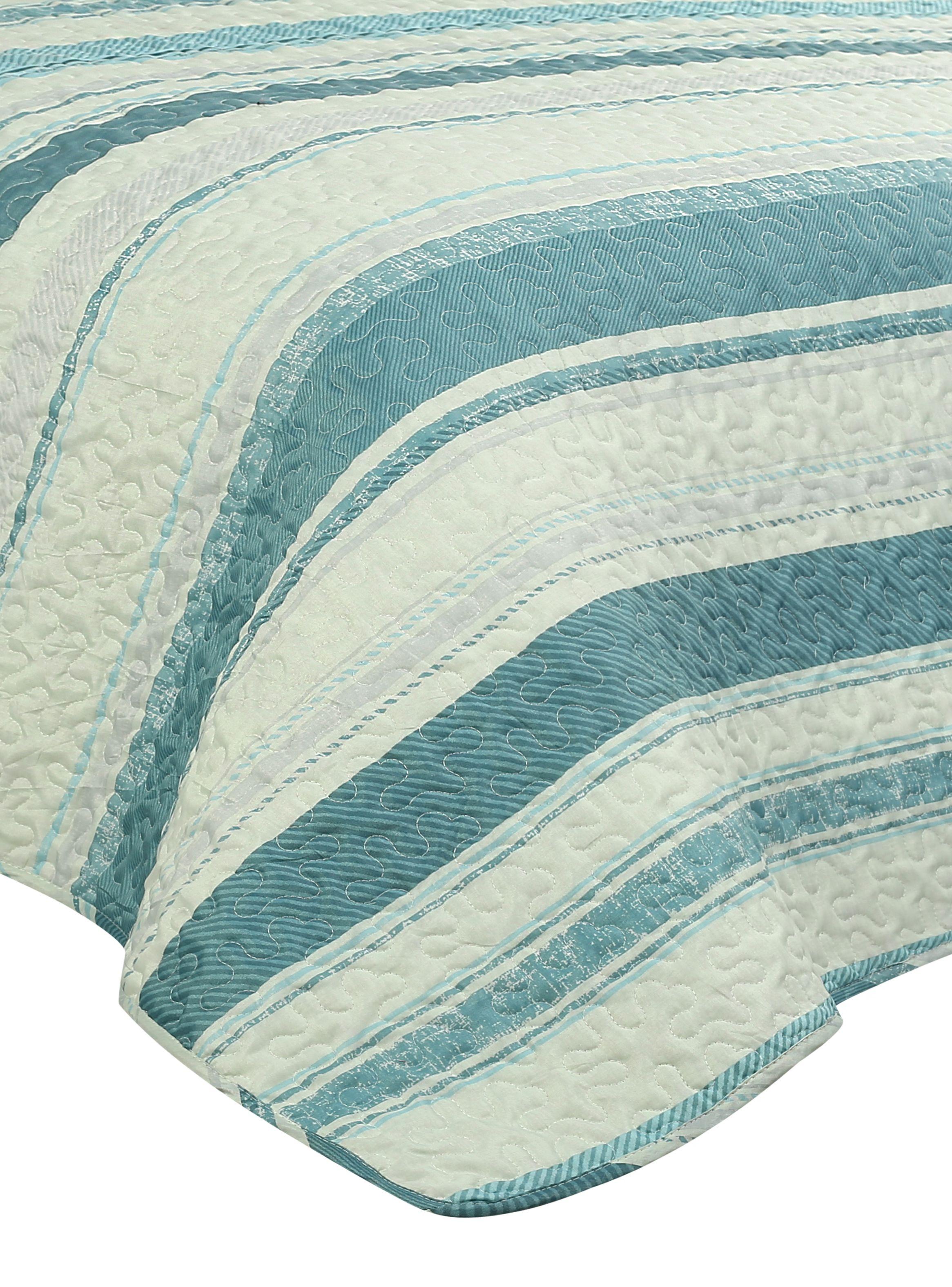 Quilt 1.5 Plazas Franjas-2