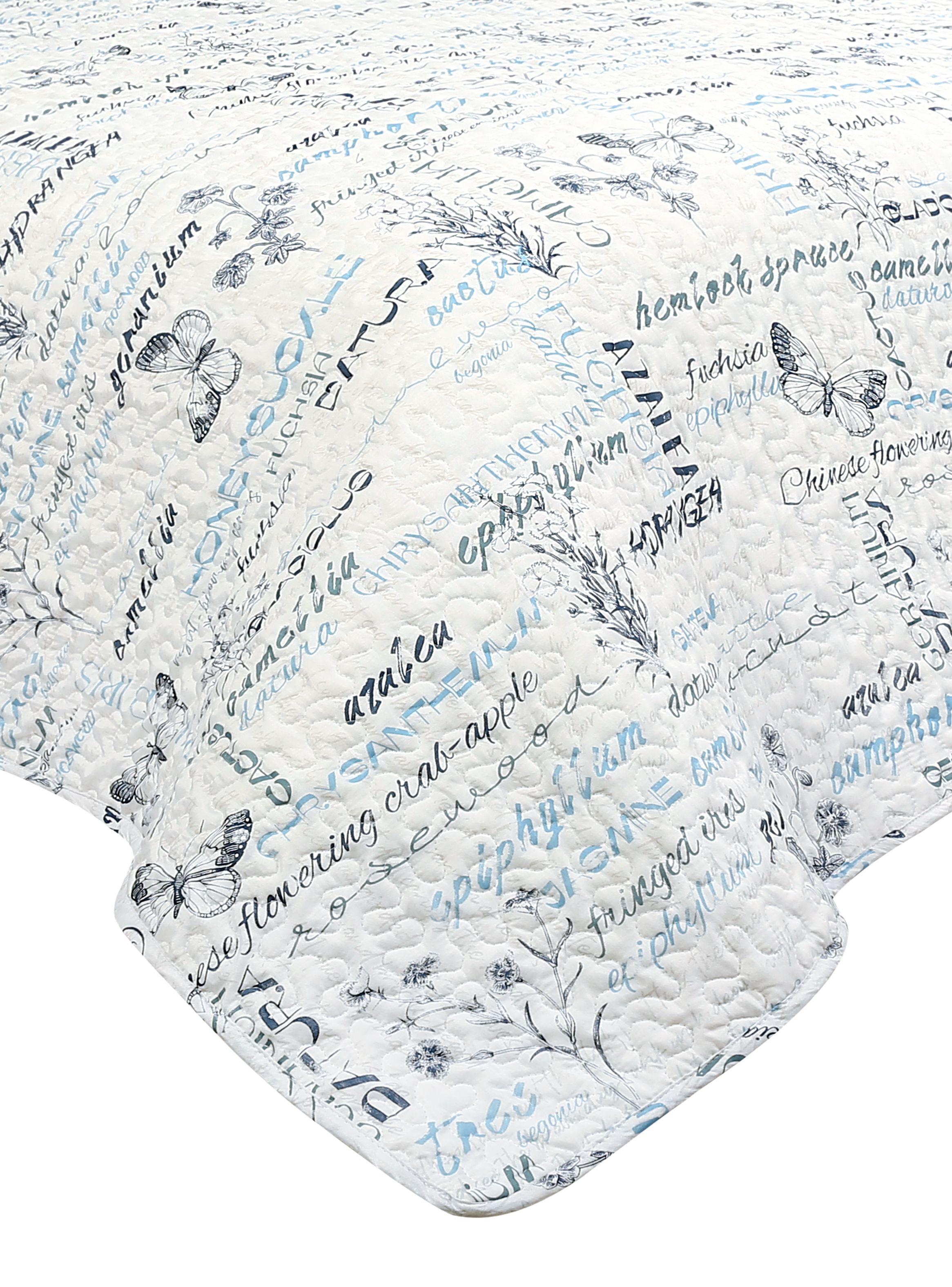 Quilt 1.5 Plazas Botánico Letras-2