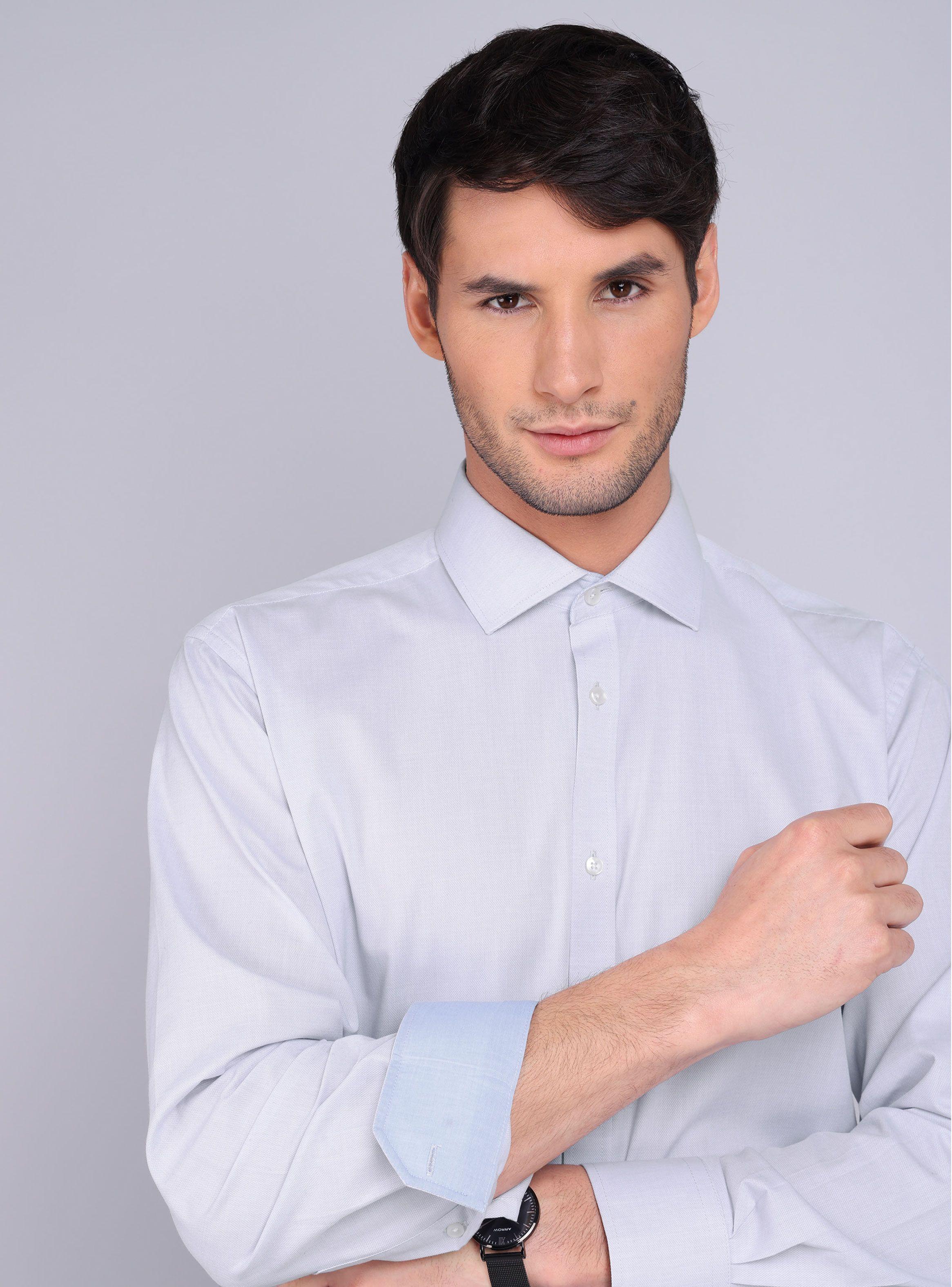 Camisa Manga Larga Regular Fit Texturada-2