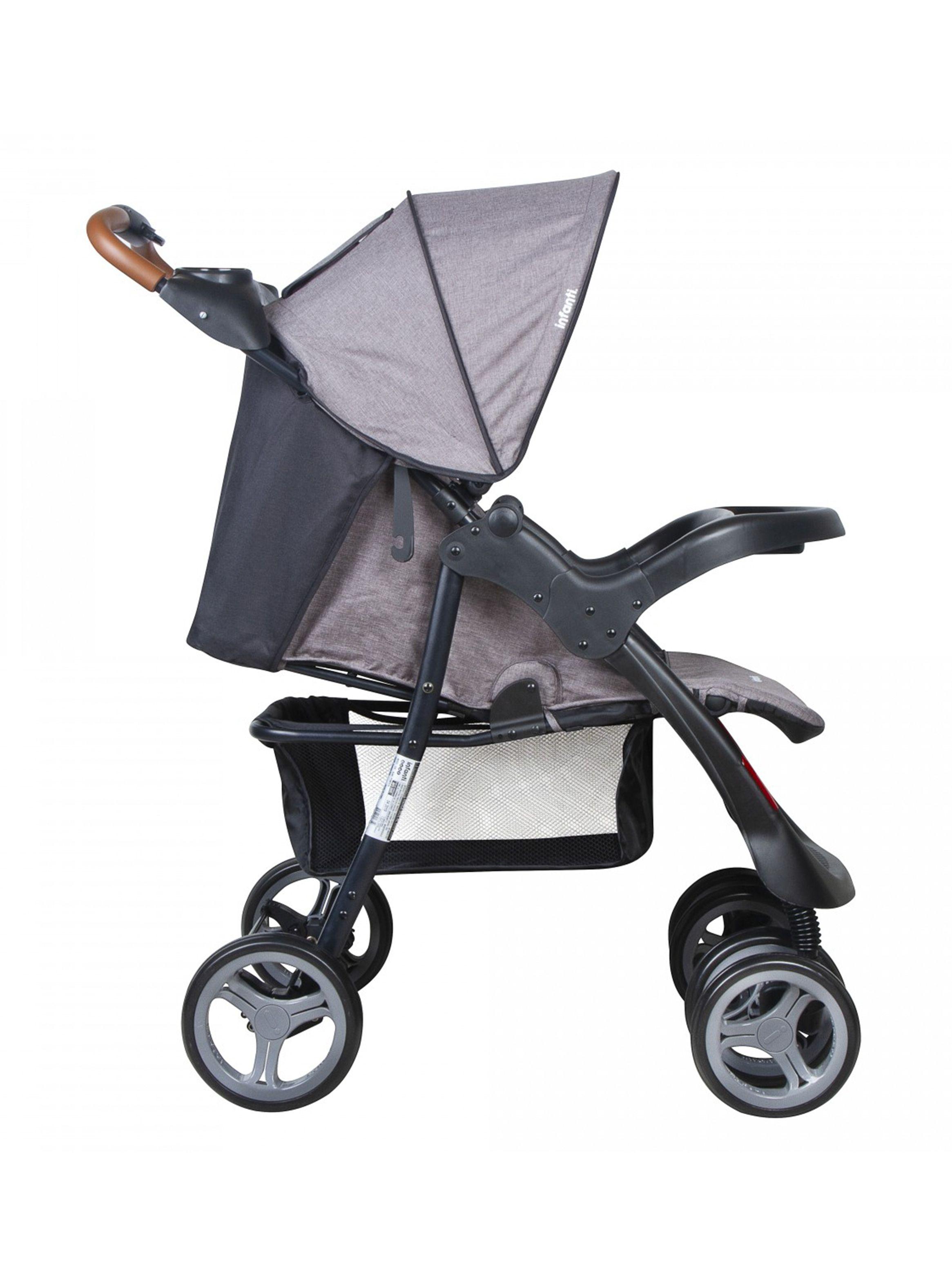 Coche Infanti Travel System Pompeya Gris-2