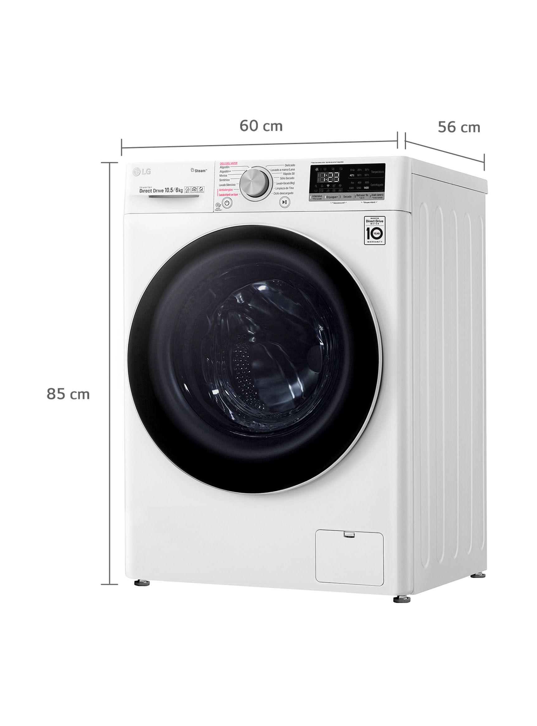Lavadora-Secadora Carga Frontal 10.5/6 Kg WD10WVC4S6 AI DD-8