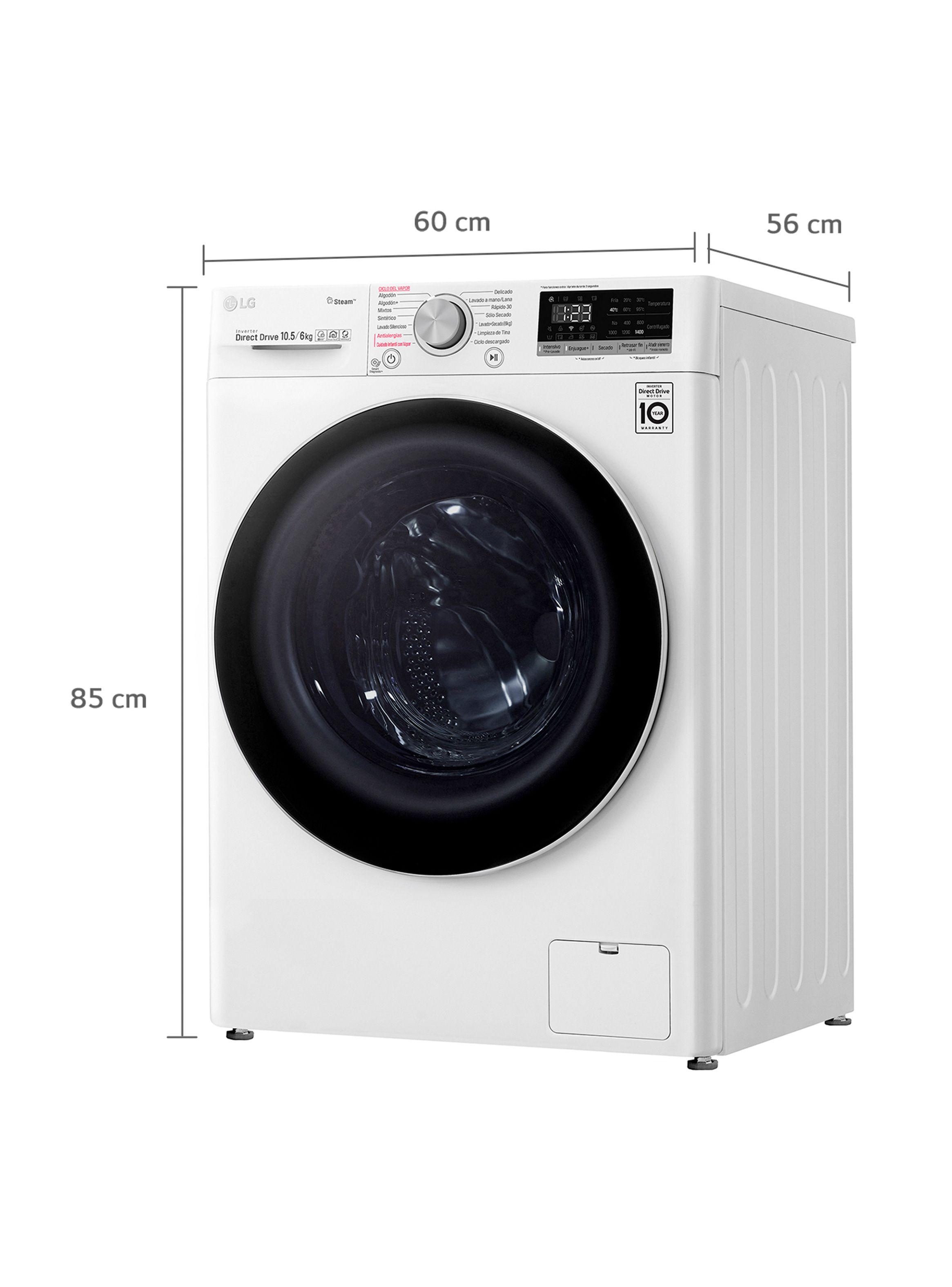 Lavadora-Secadora Carga Frontal 10.5/6 Kg WD10WVC4S6 AI DD-1