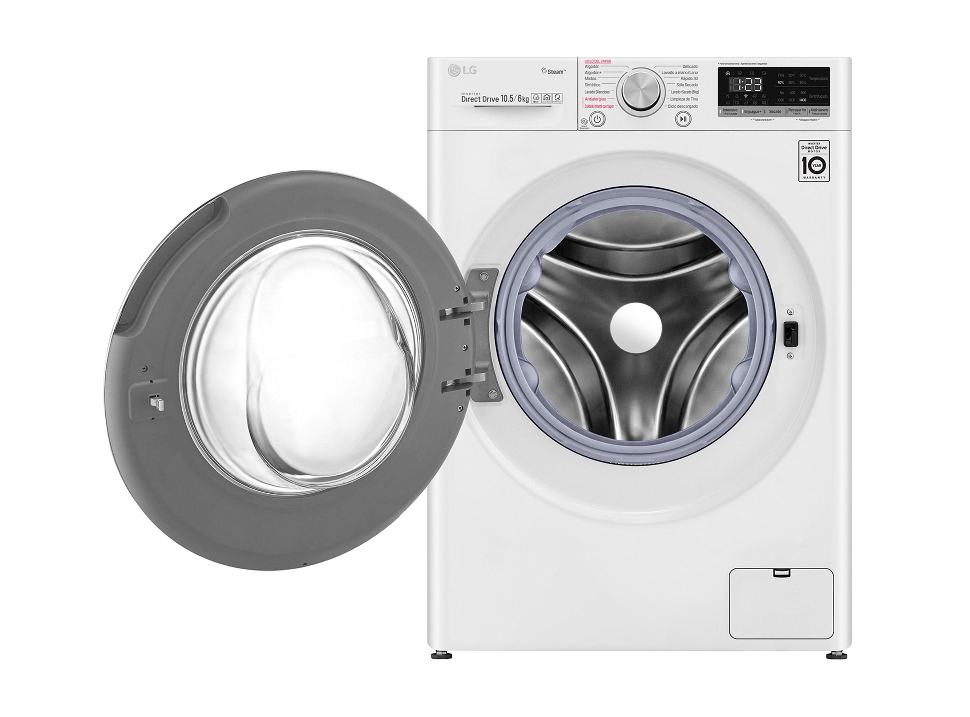 Lavadora-Secadora Carga Frontal 10.5/6 Kg WD10WVC4S6 AI DD-4