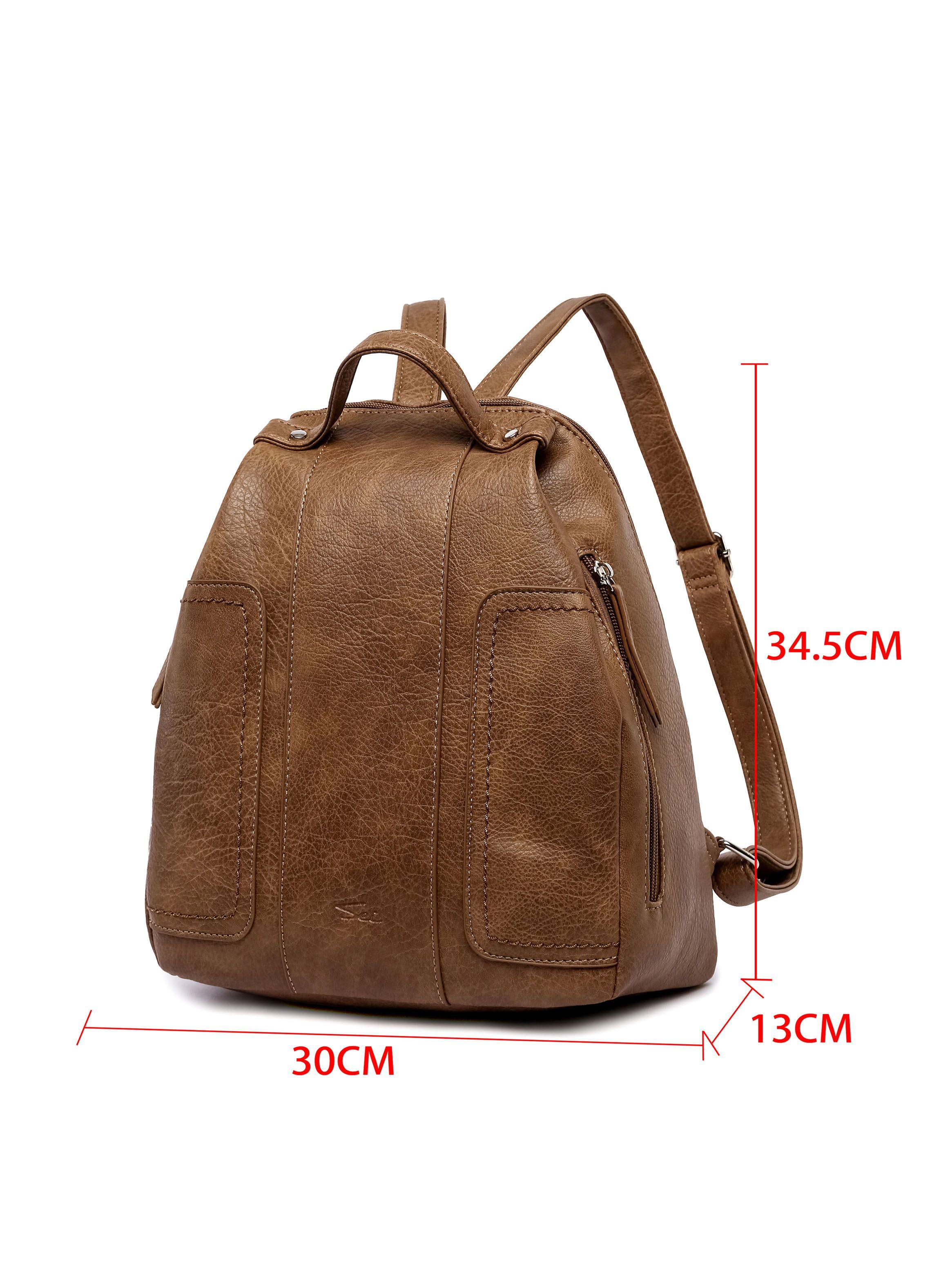 Mochila Gabrielle Café-1