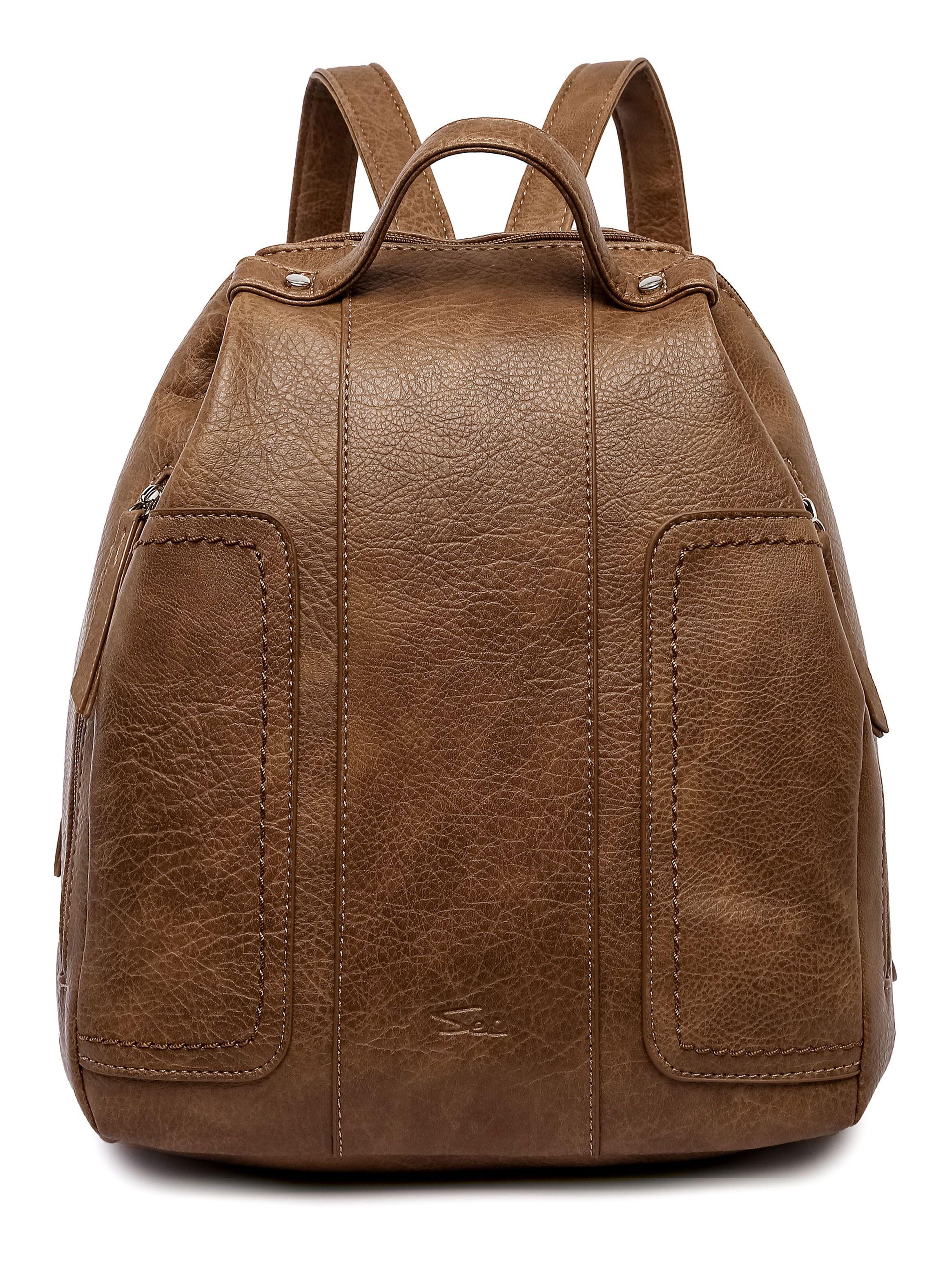 Mochila Gabrielle Café-0