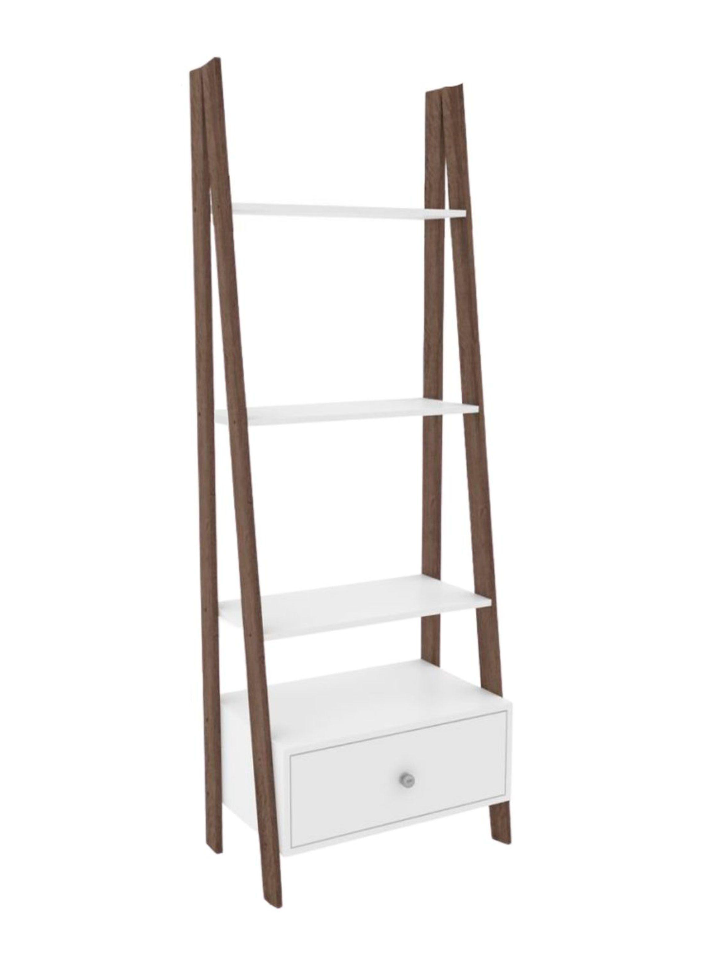 Estante Velador Scala Negro Rústico-0