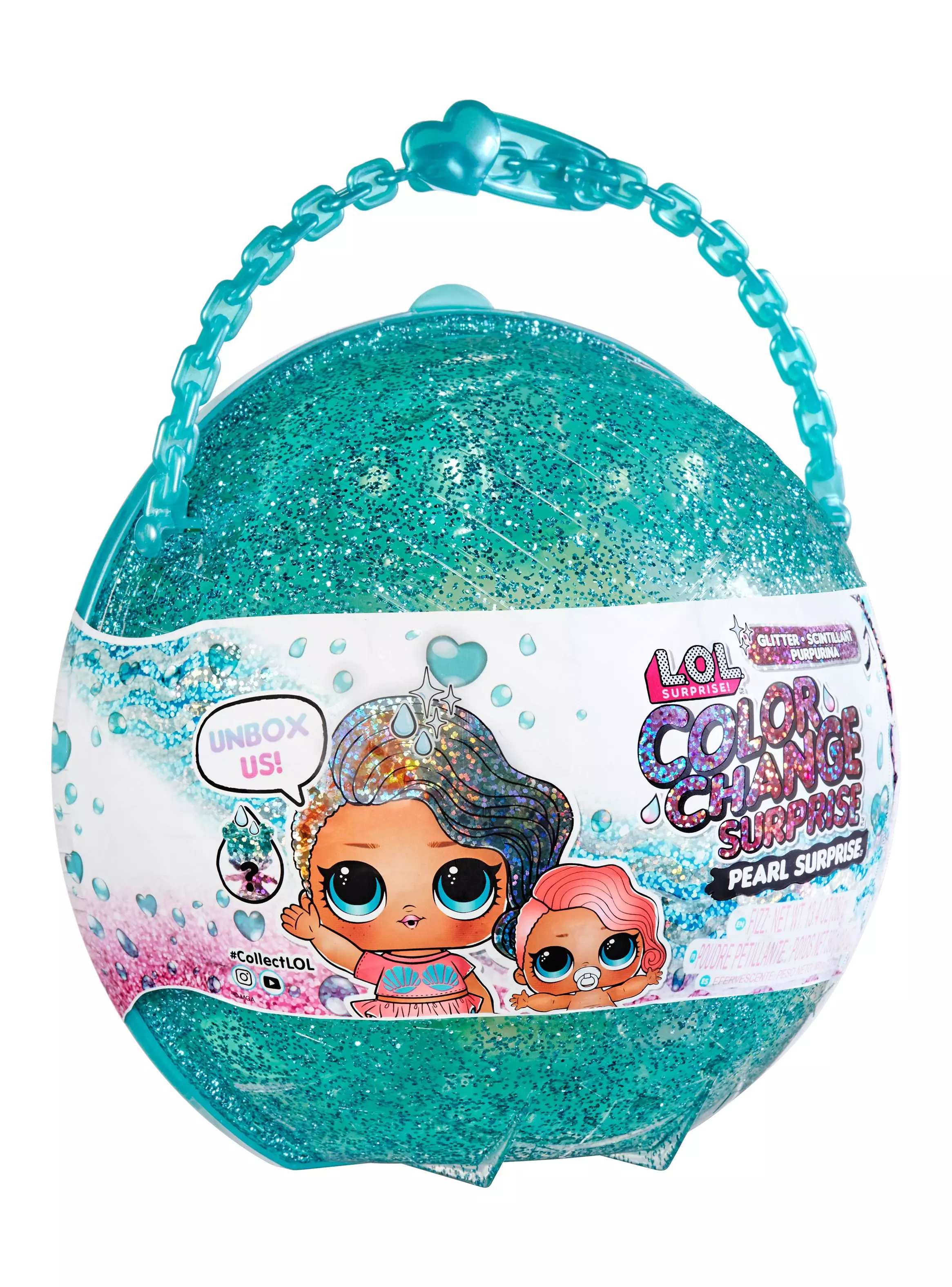 L.O.L. Surprise Glitter Color Change Pearl - Azul-0