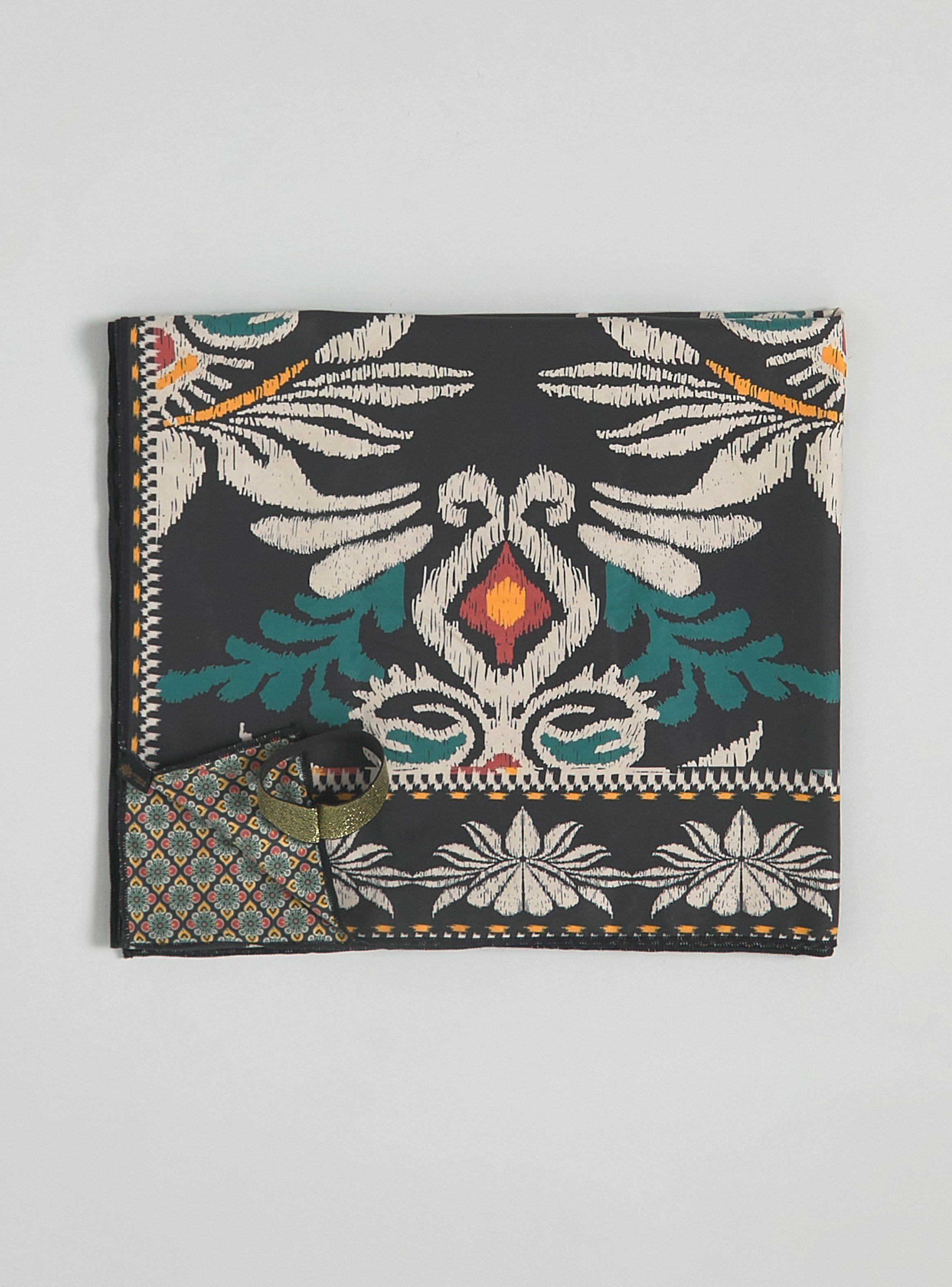 Pareo Toalla Microfibra Estampada Reversible-0