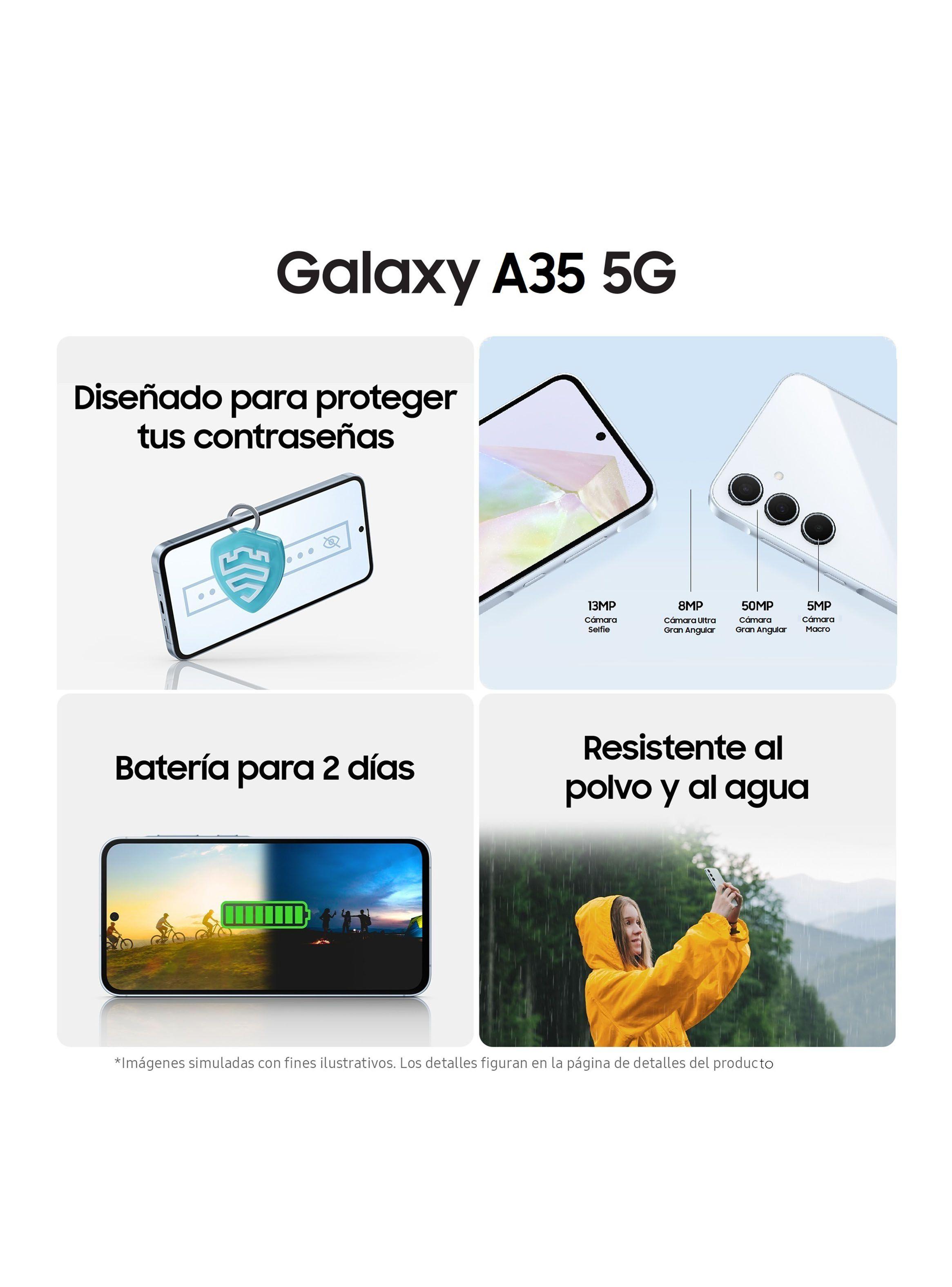 Smartphone Galaxy A35 5G 128GB 6.6" Awesome Lemon Liberado-3