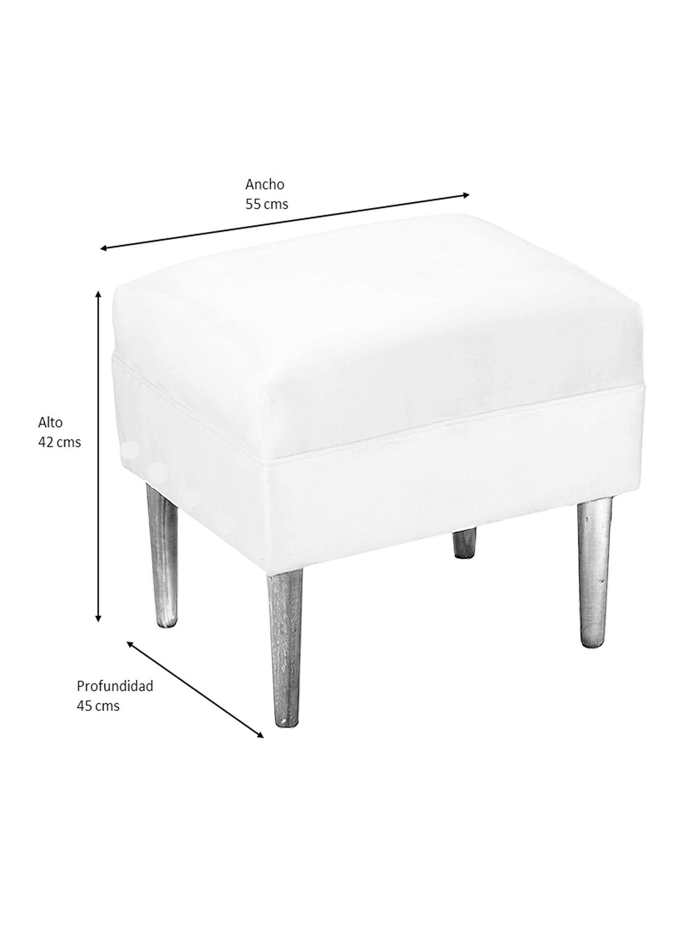 Set 2 Poufs Sky PU 00-1