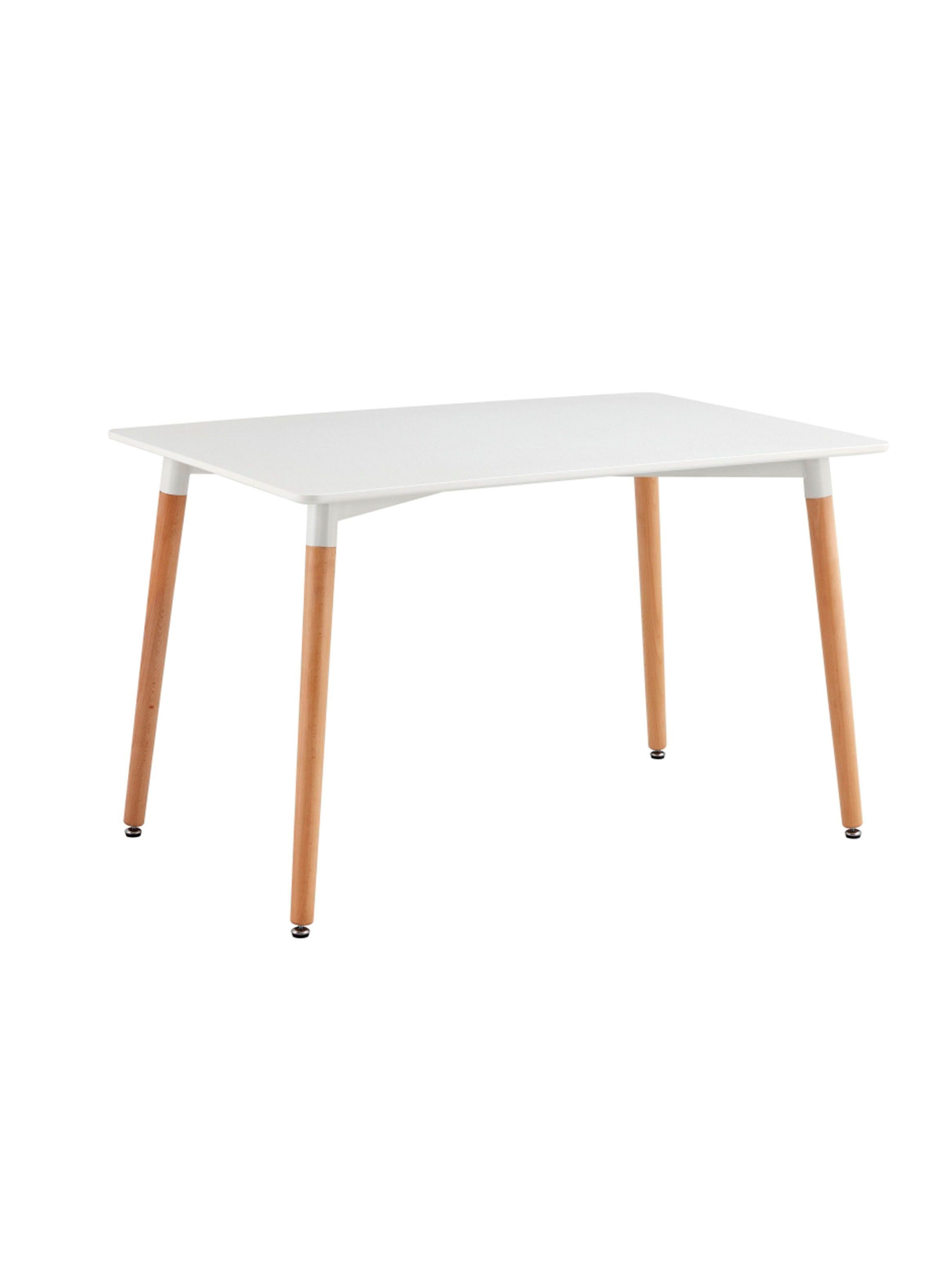 Mesa M160 6P Negro-Café Claro-0