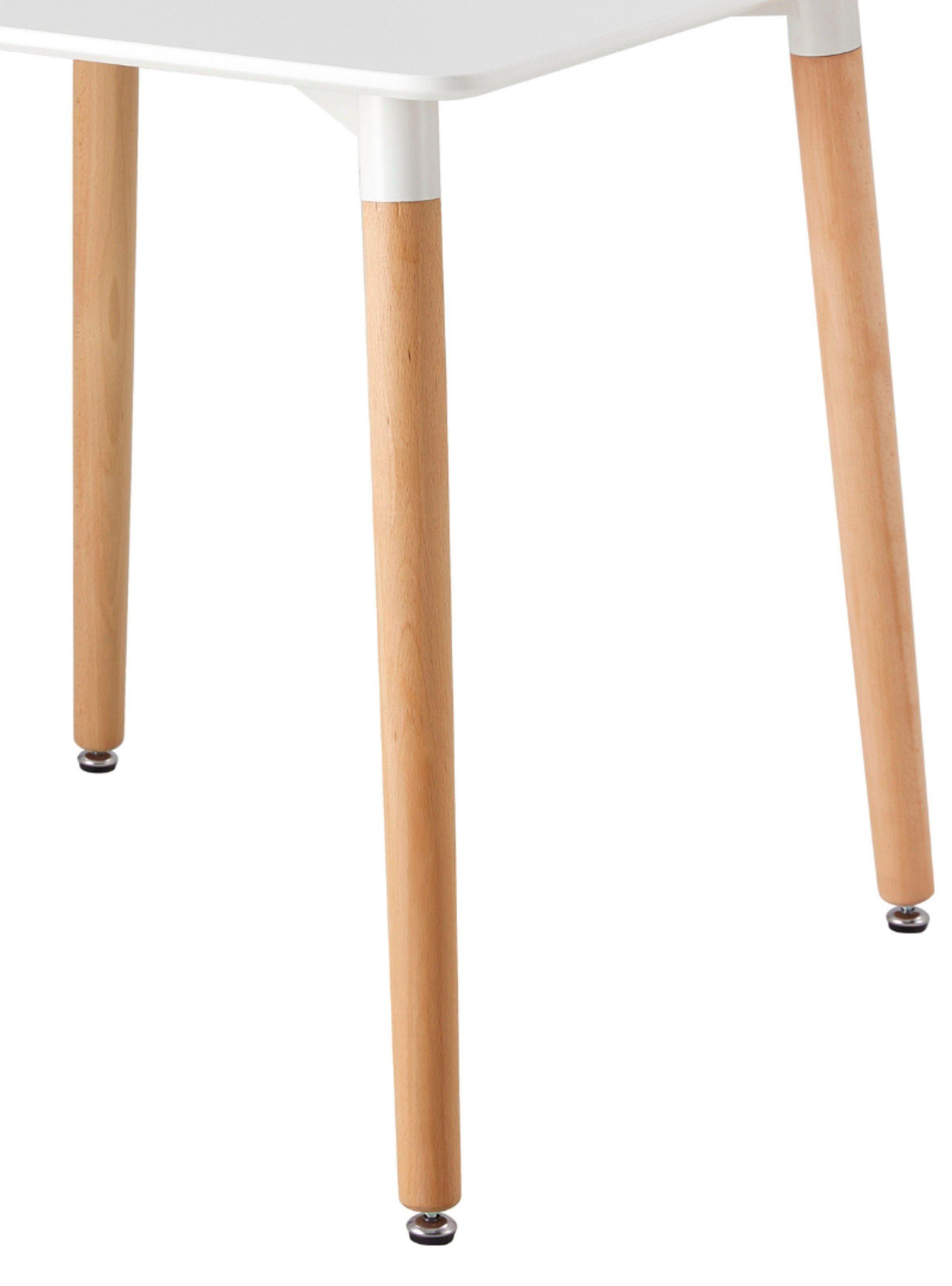 Mesa M-80 4P Negro-Café Claro-4