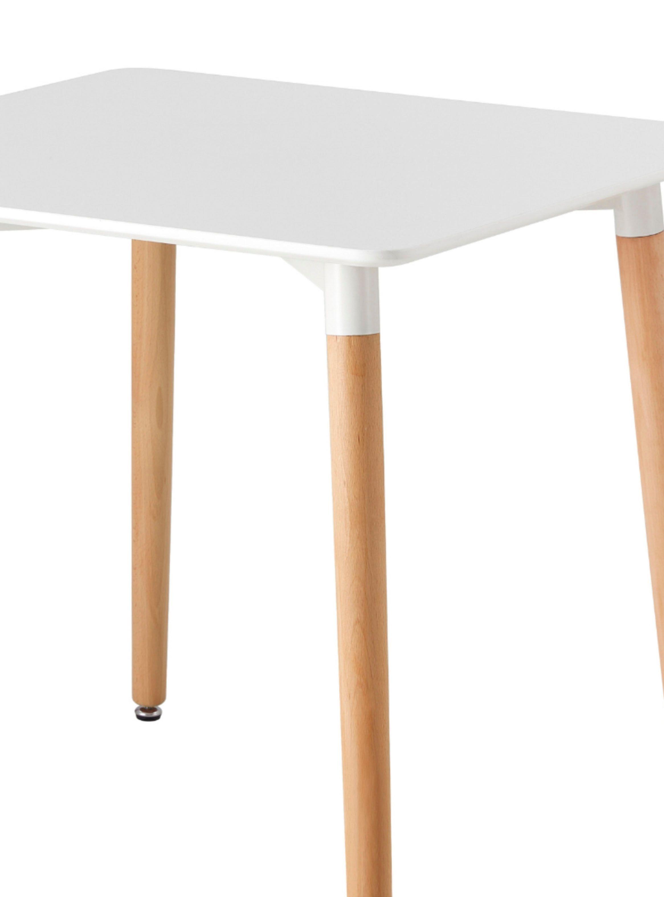 Mesa M-80 4P Negro-Café Claro-3