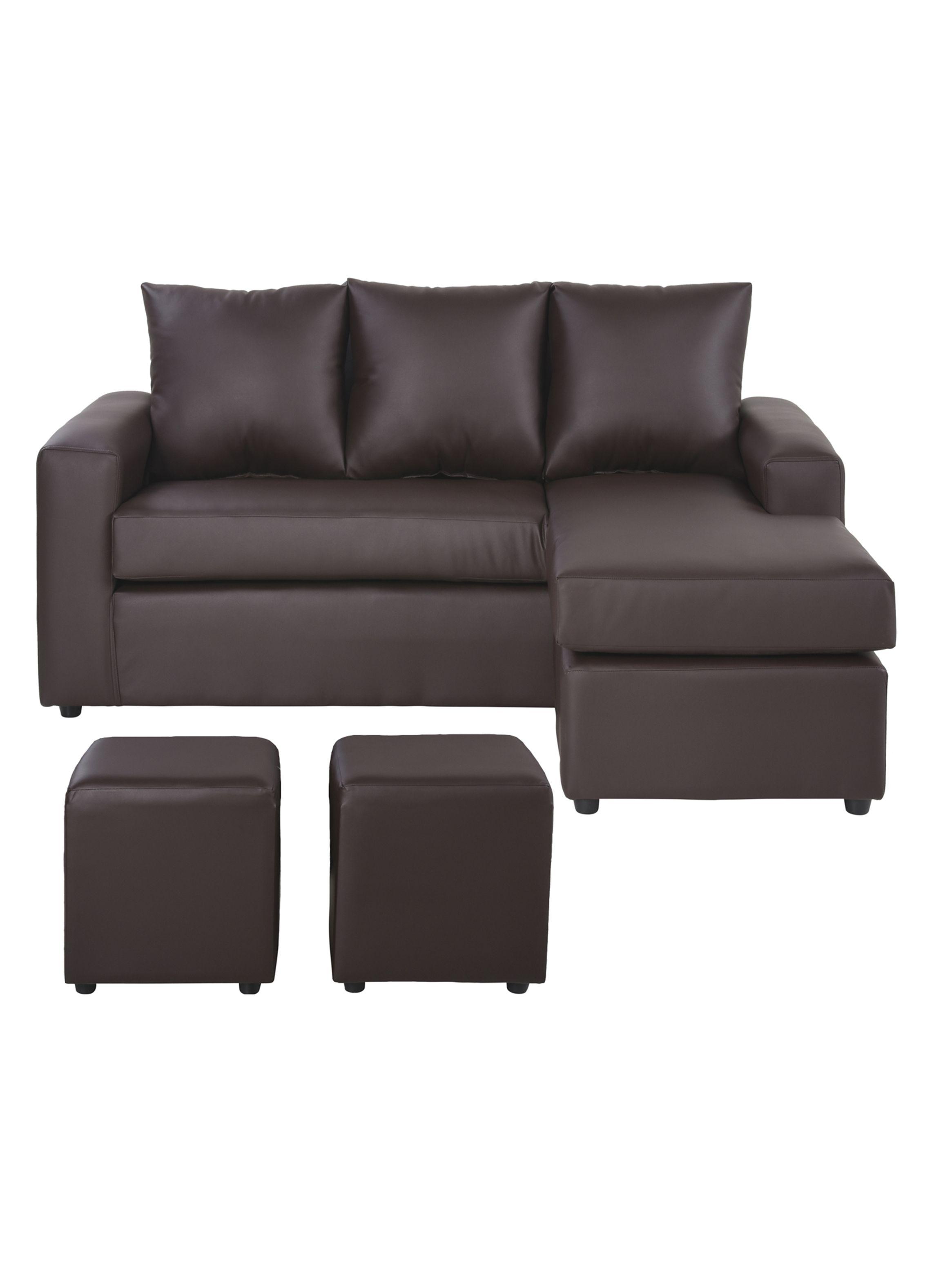 Sofá Bi-L 3C PU Café-0
