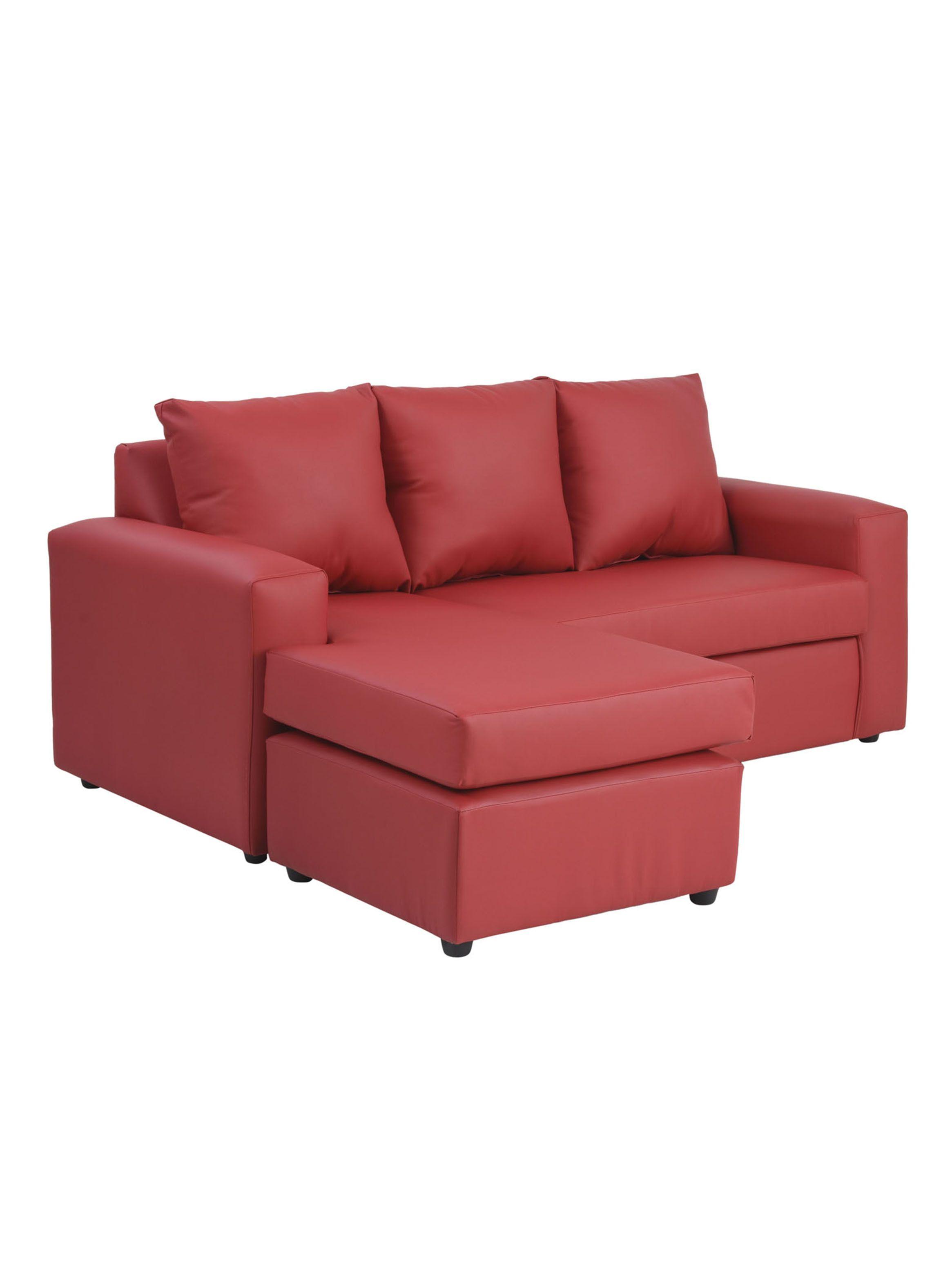 Sofá Bi-L 3C PU Rojo-1
