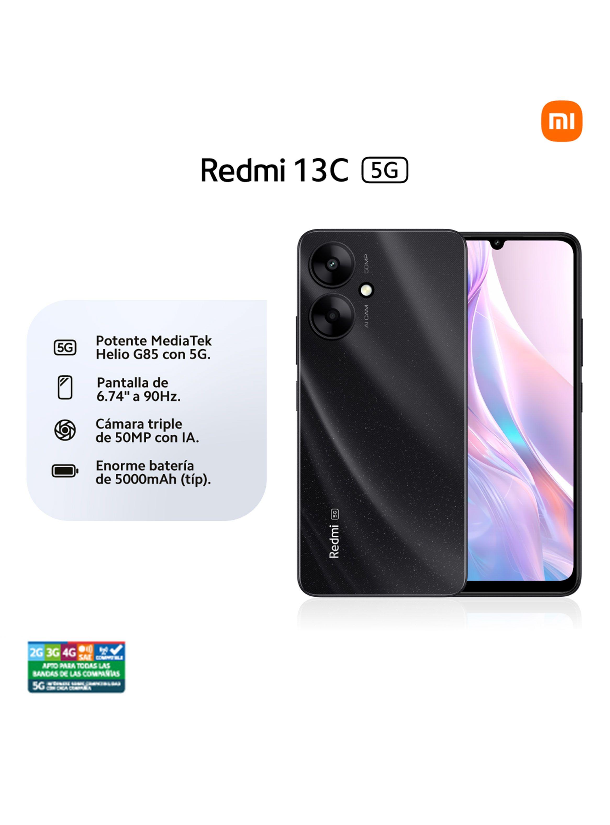Smartphone Redmi 13C 5G 256GB 6.7" Black Liberado-2