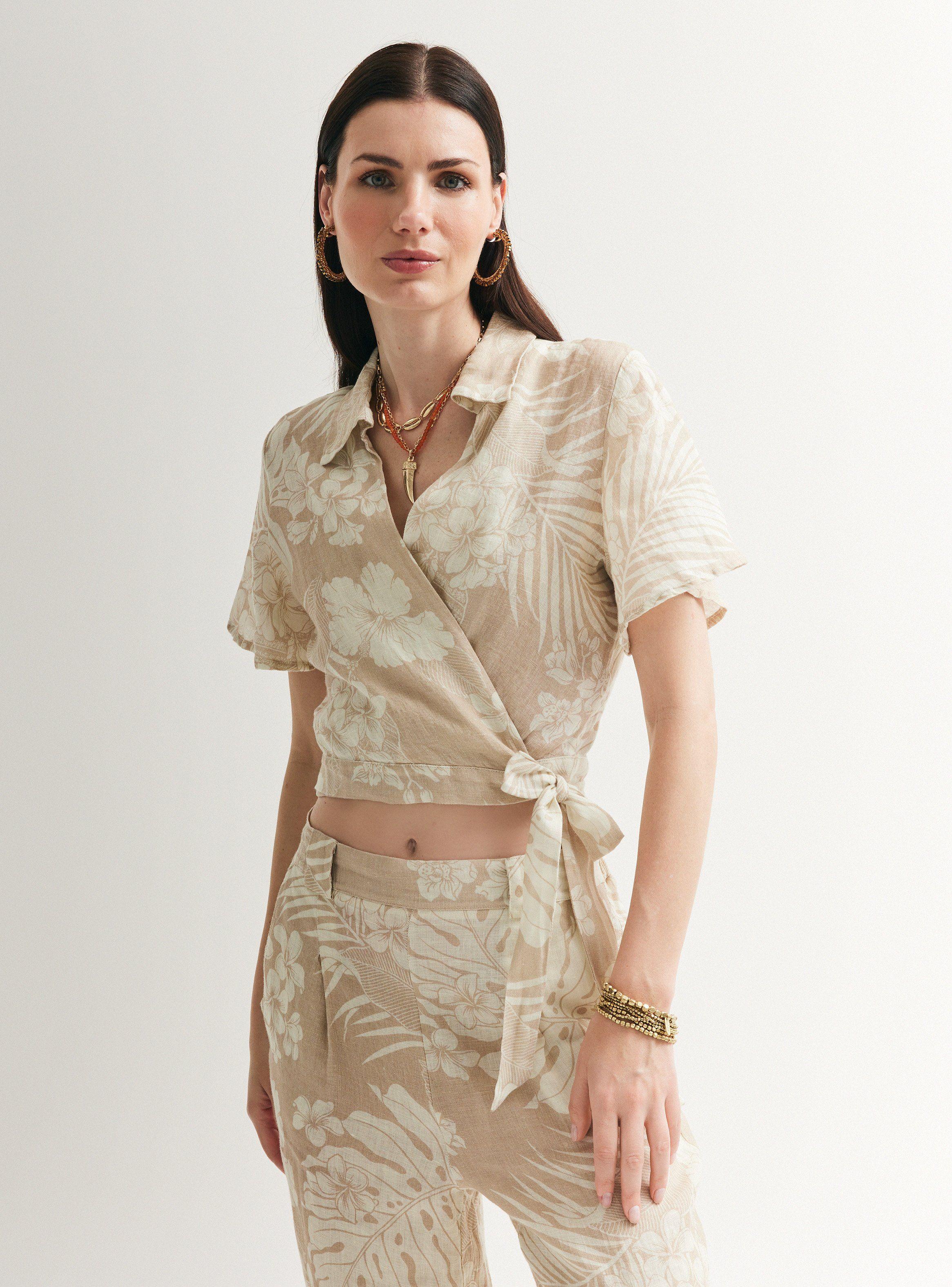 Blusa Print Lino-0