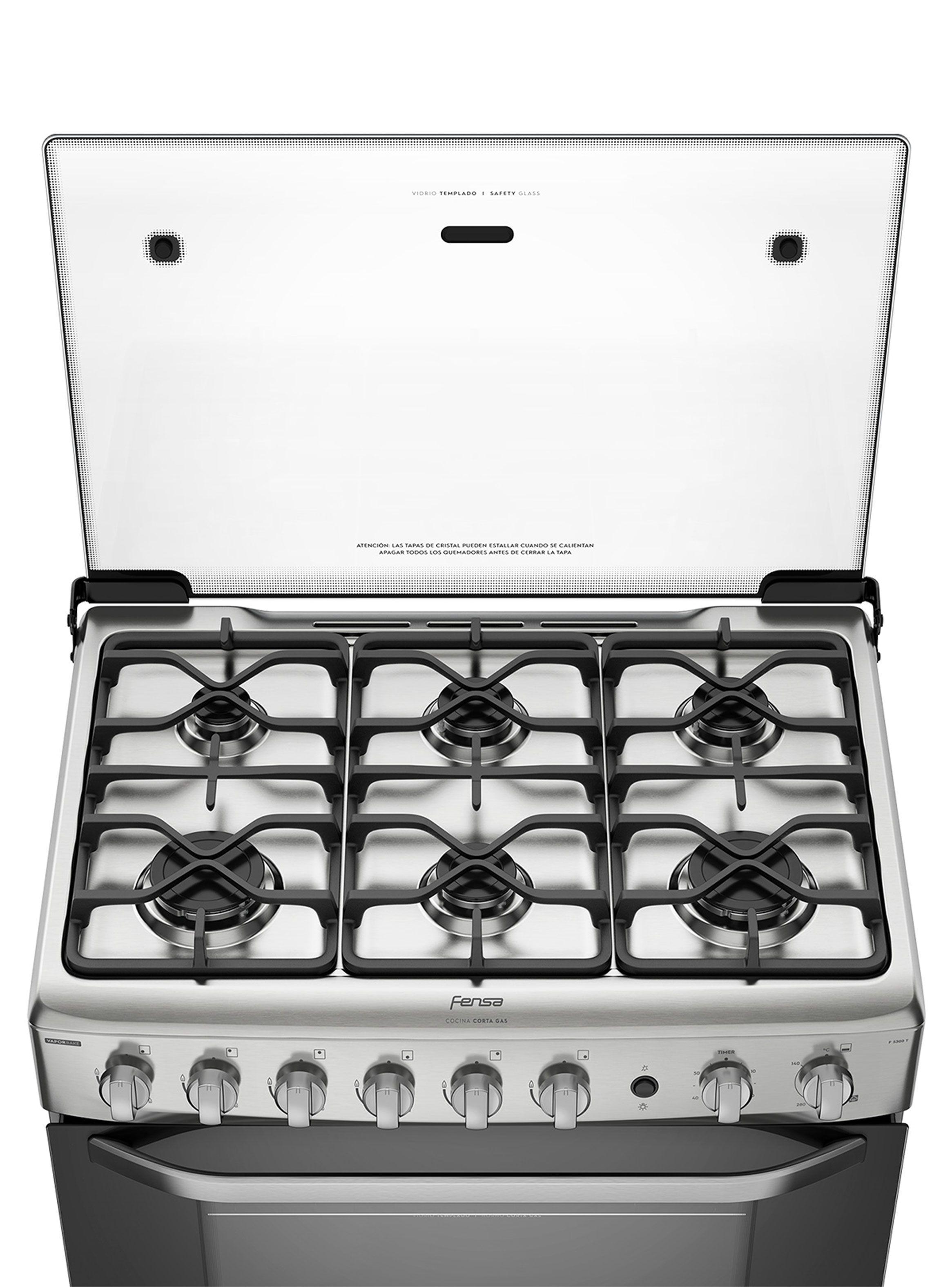 Cocina a Gas 6 Quemadores F 5300 T-2