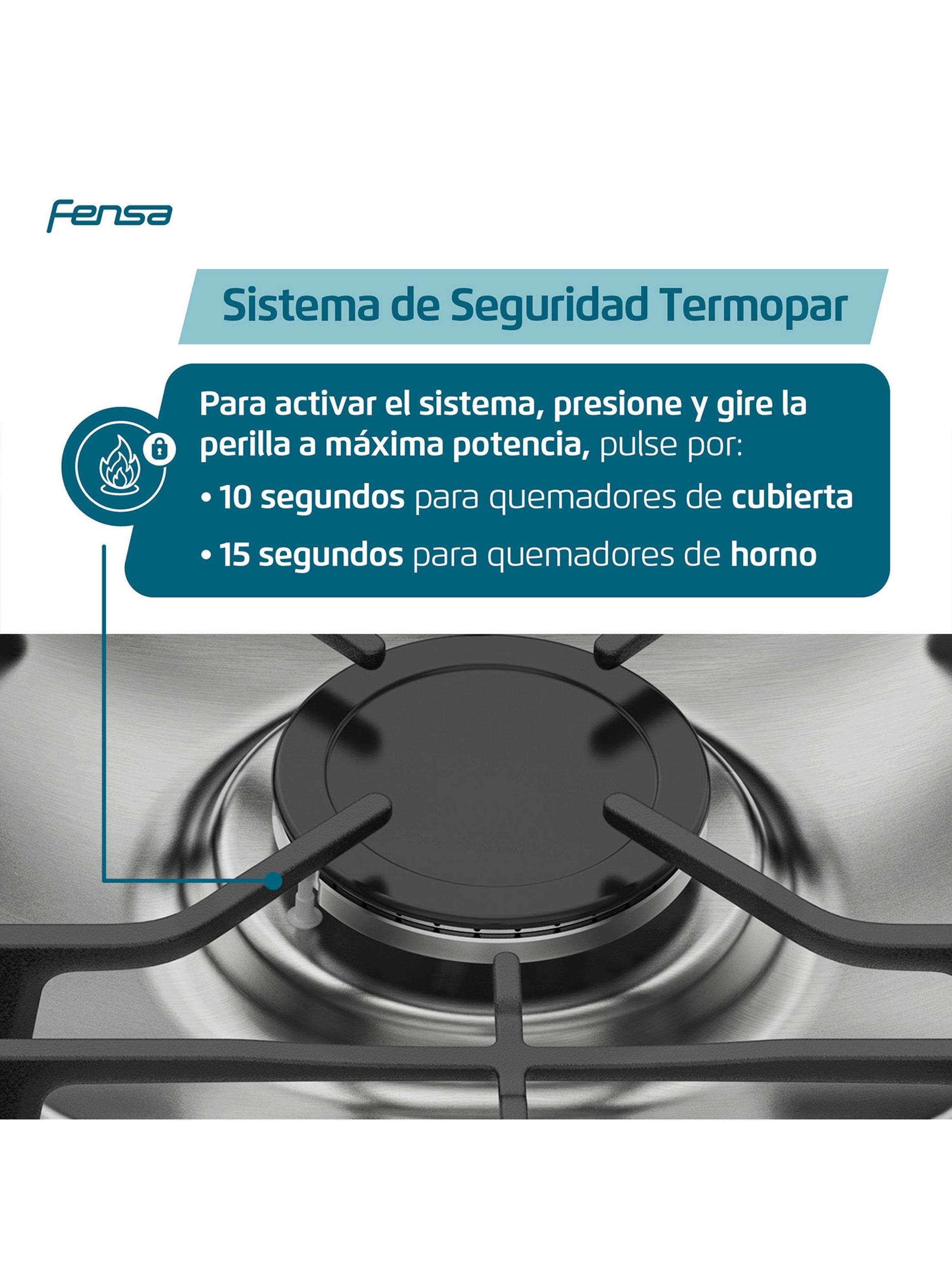 Cocina a Gas 6 Quemadores F 5300 T-3