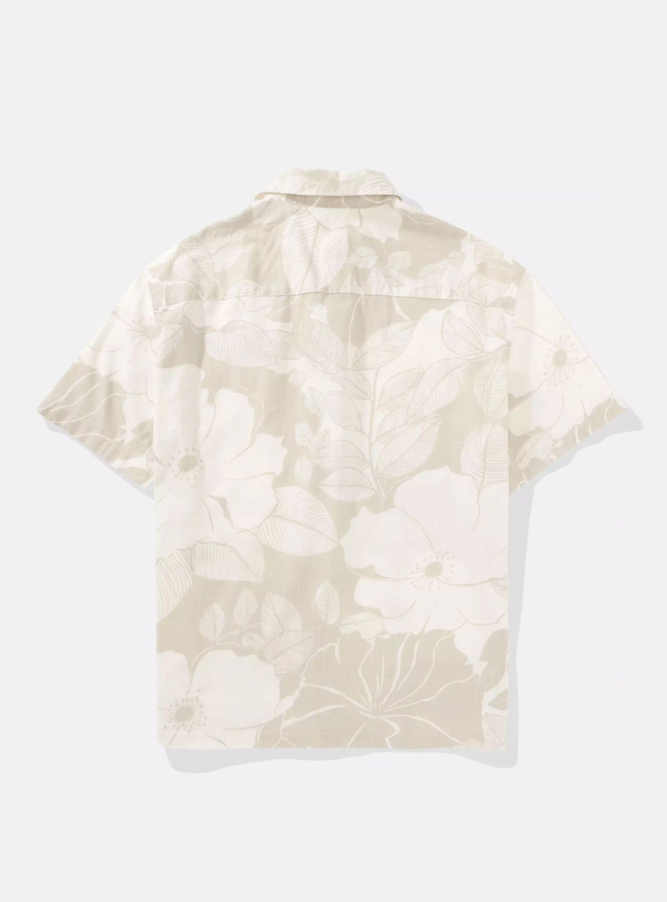 Camisa AE Floreada Manga Corta-2