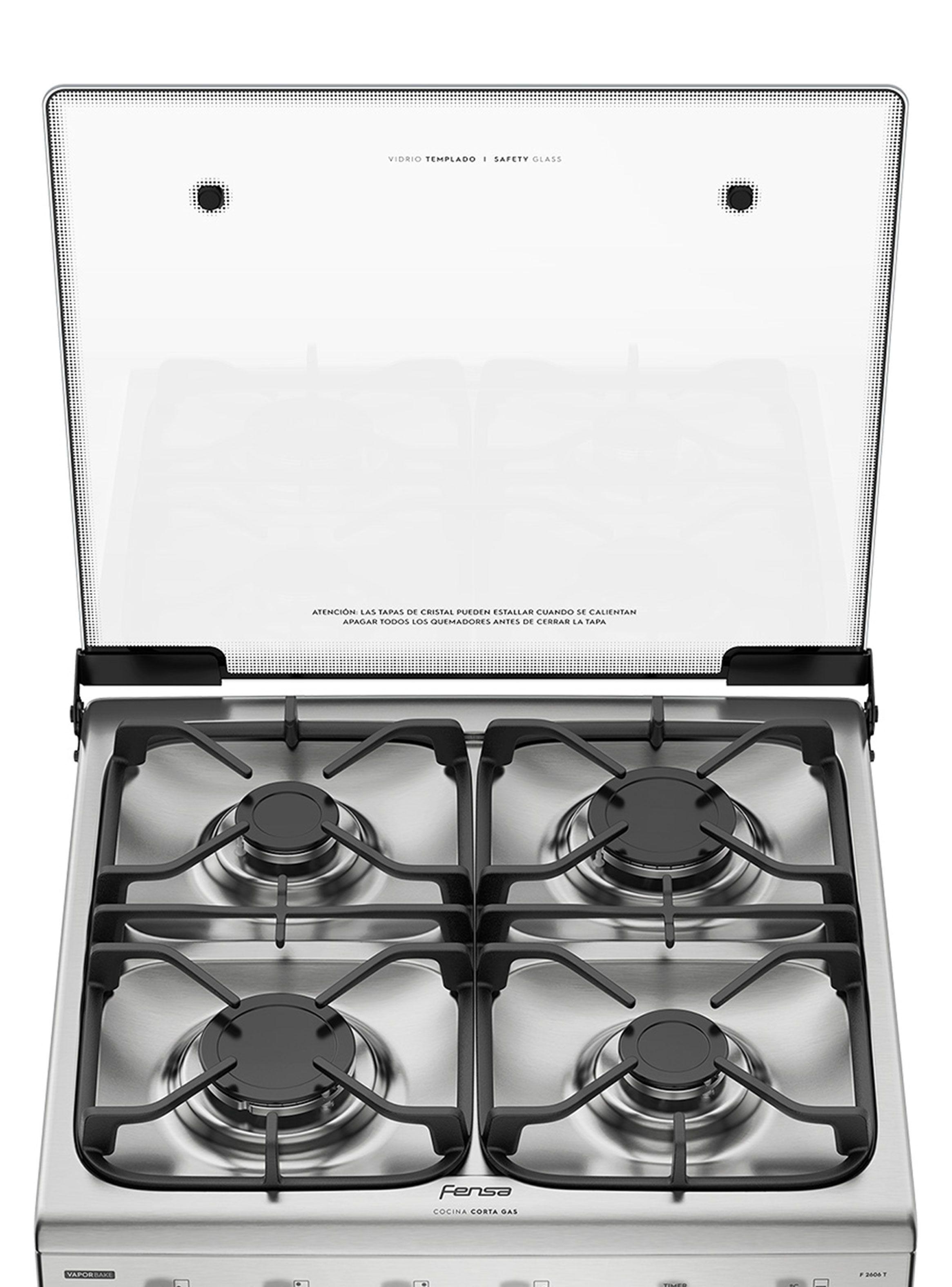 Cocina a Gas 4 Quemadores F 2606 T-2