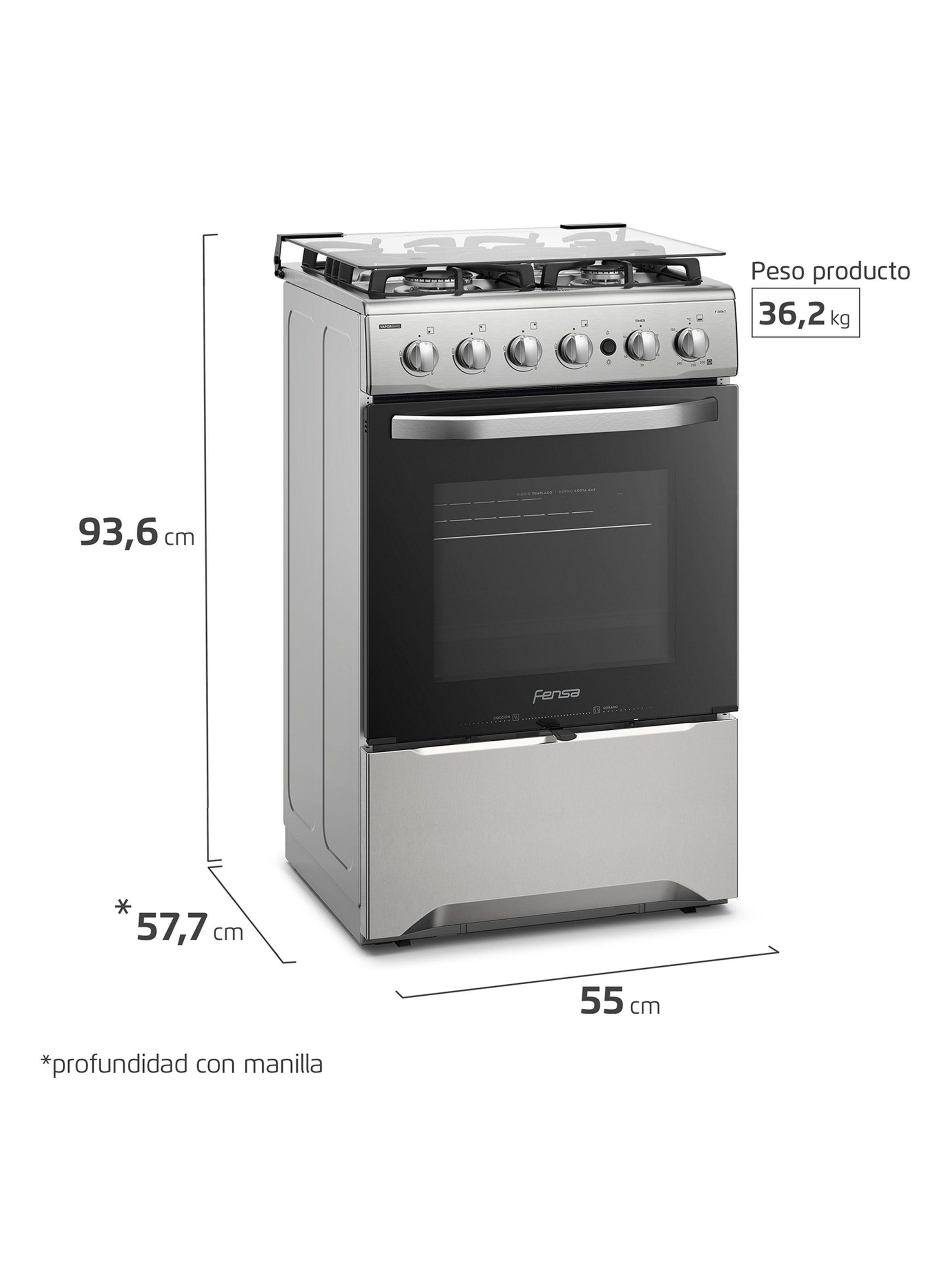 Cocina a Gas 4 Quemadores F 2606 T-1