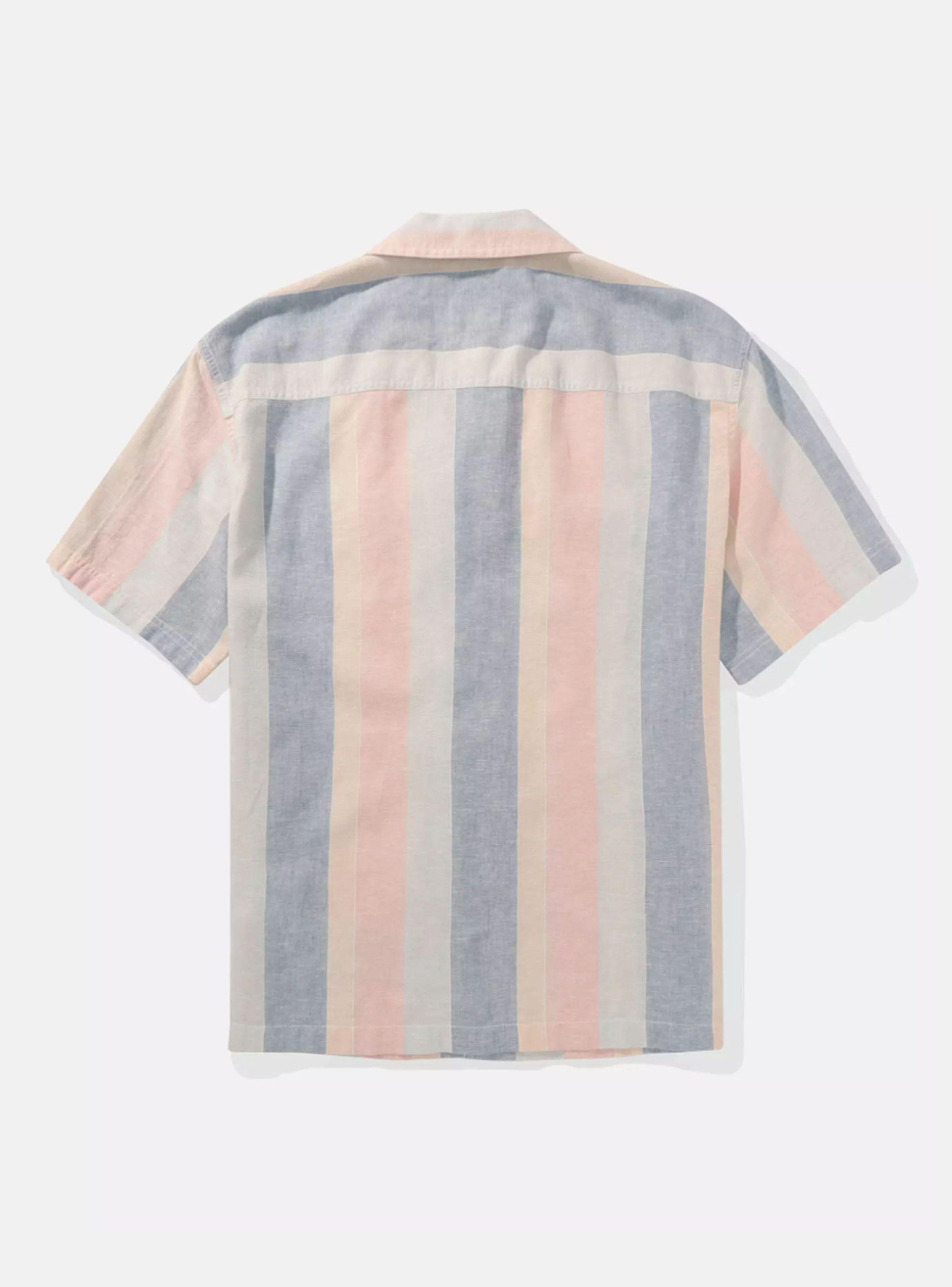 Camisa AE Rayad Mezcla de Lino-2