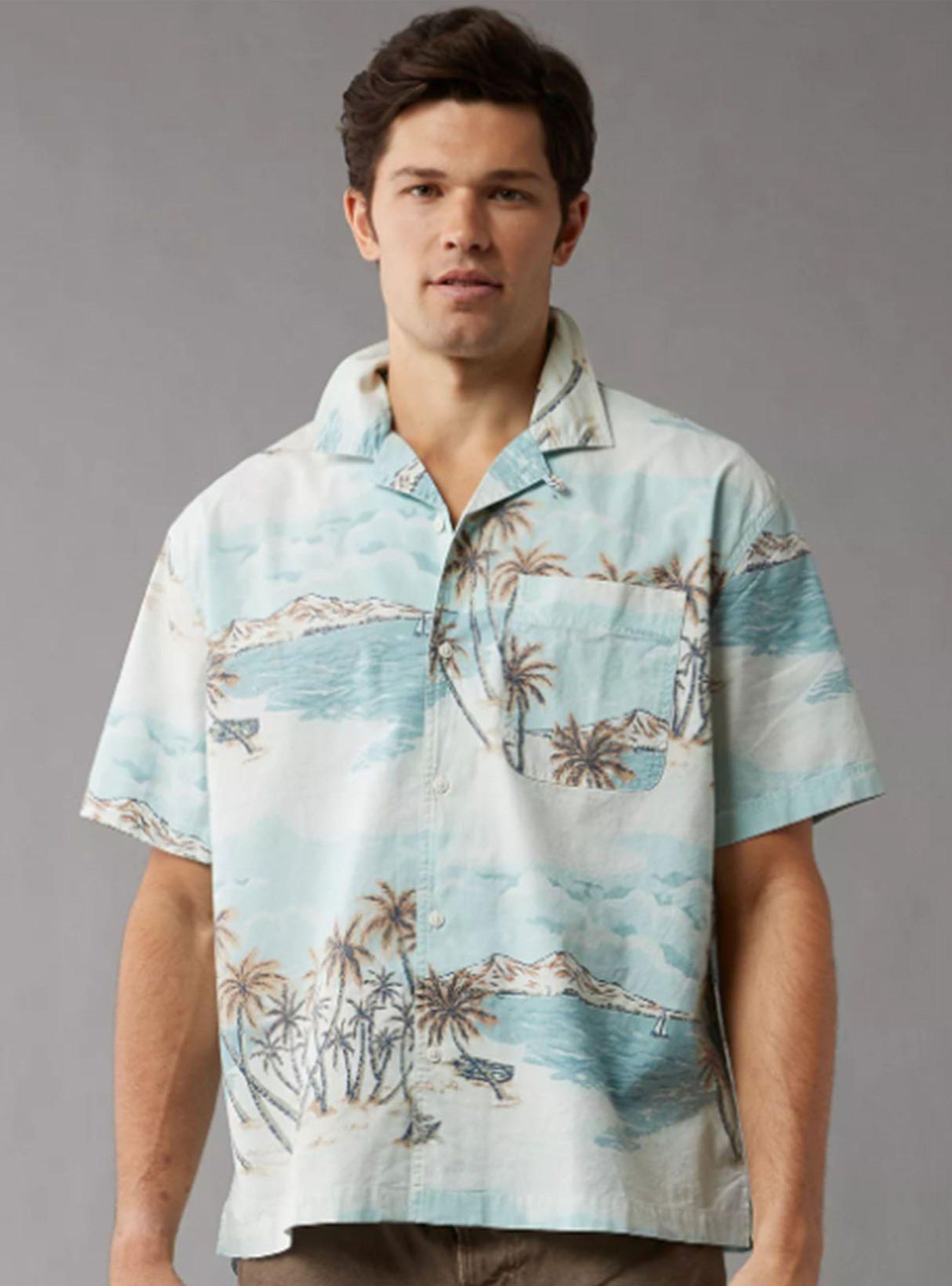 Camisa AE Estampado Tropical-0