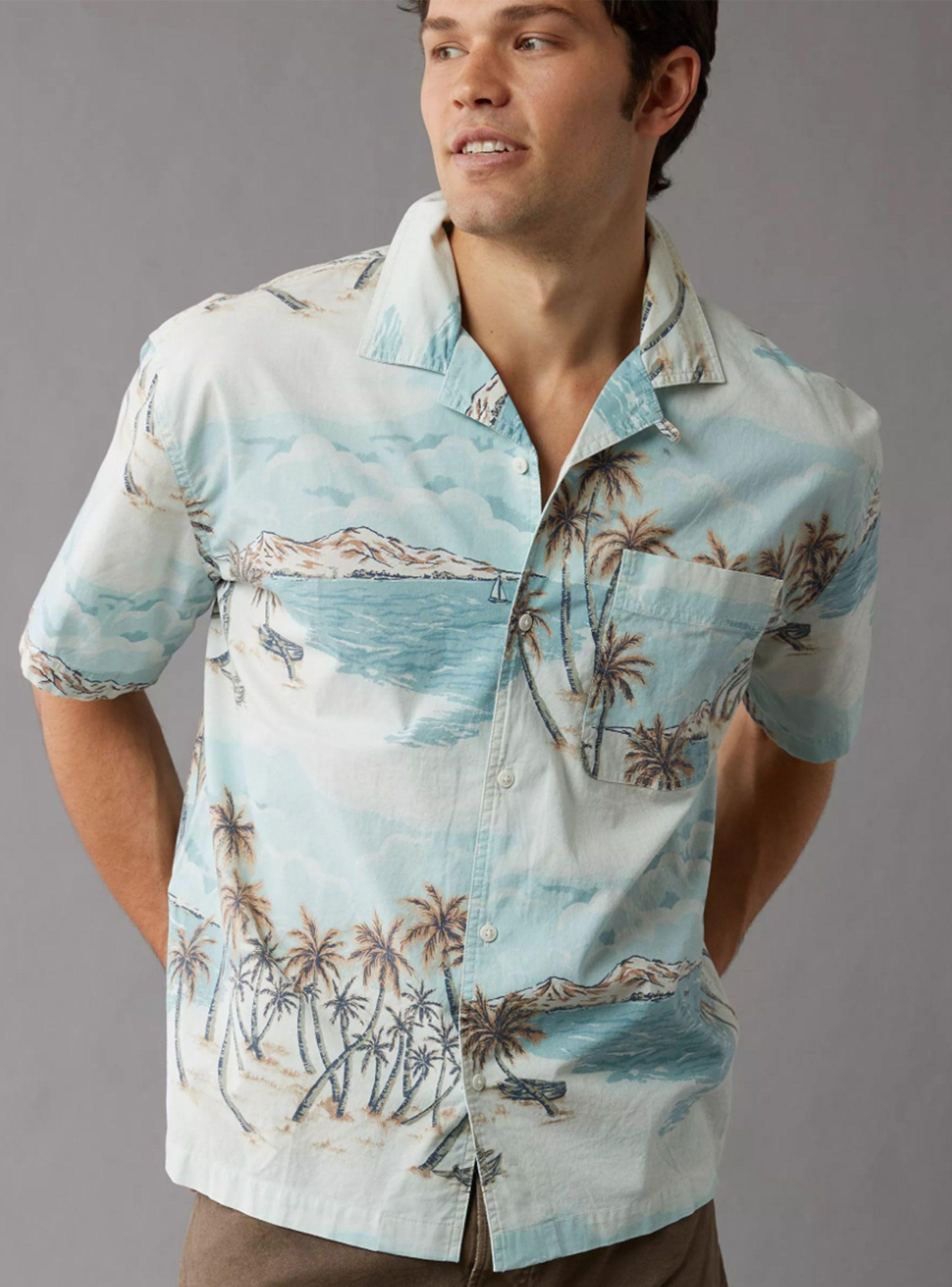 Camisa AE Estampado Tropical-2