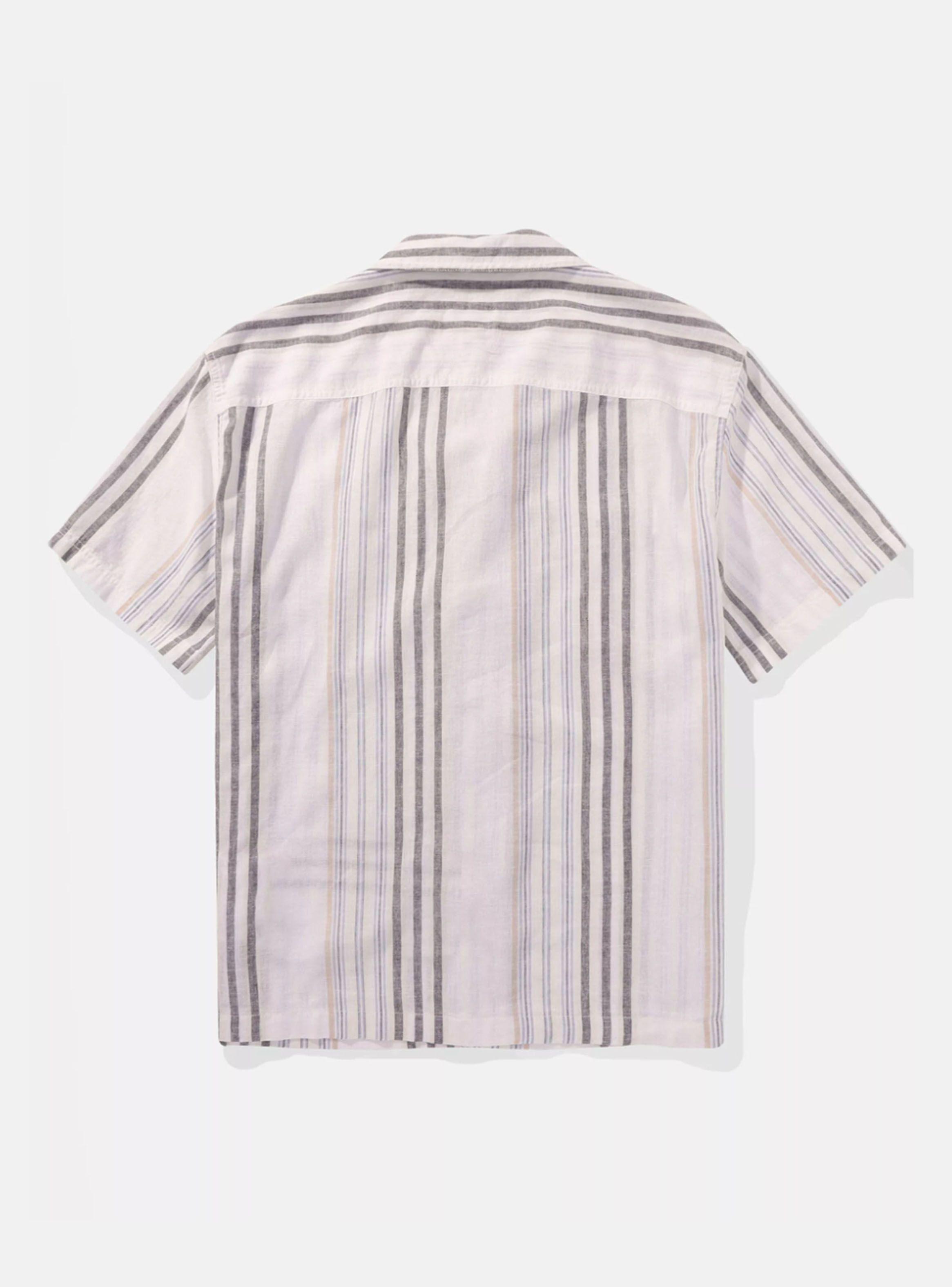 Camisa AE Rayas Manga Corta-3