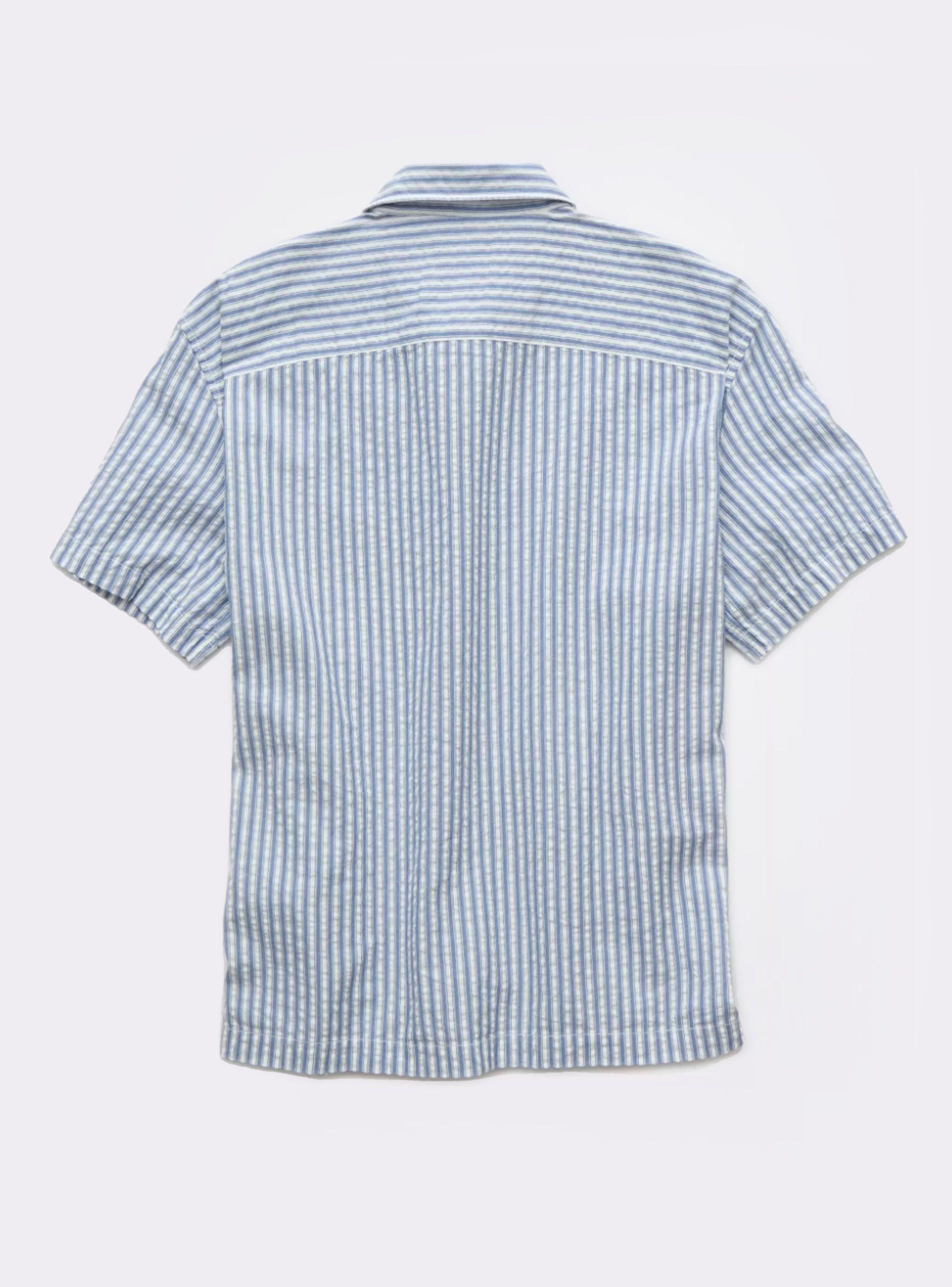 Camisa AE rayada con botones-4