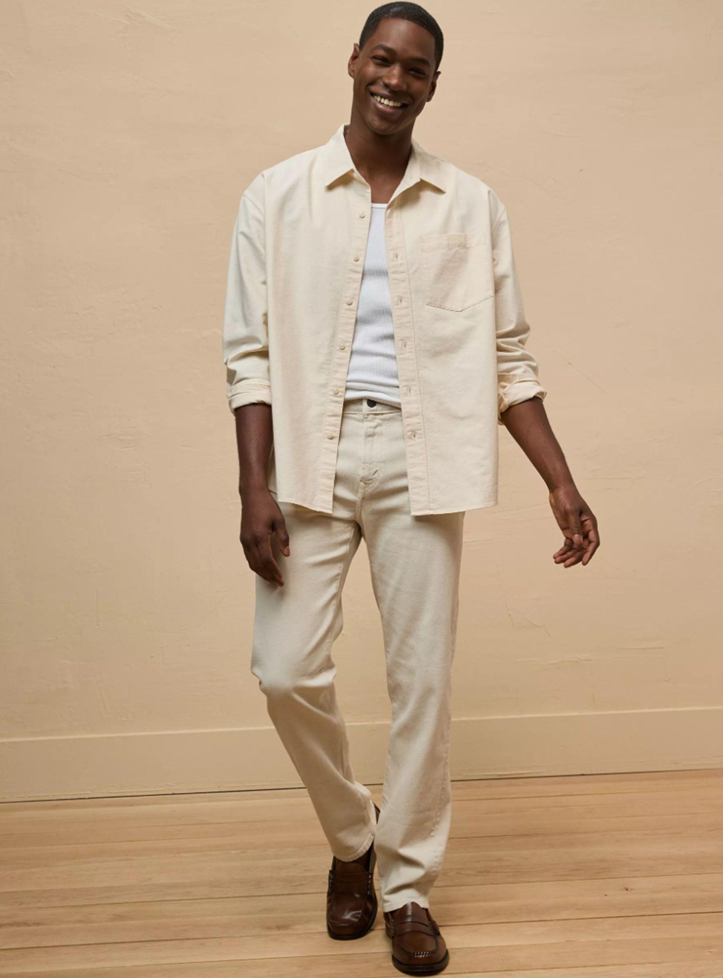 CamisaAE Oxford Oversized con botones-2