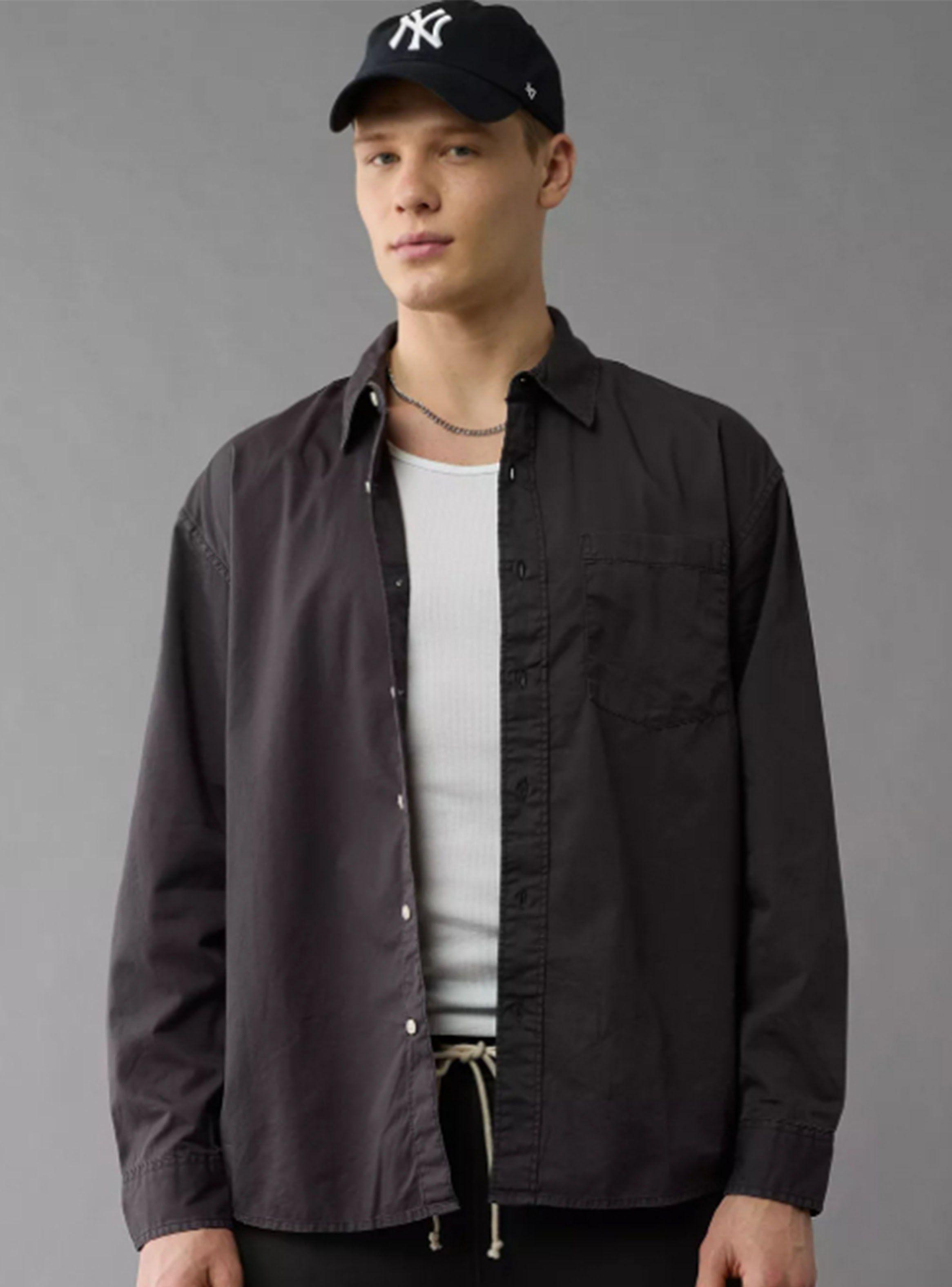 Camisa AE Oversized con Botones-0